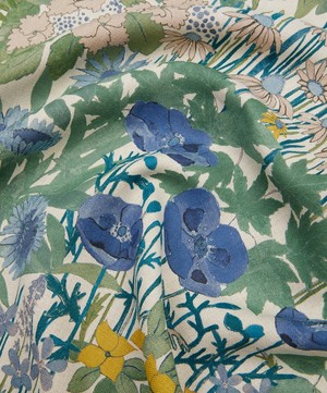 Liberty Interiors - Faria Flowers Wycombe Linen in Lapis image number 4