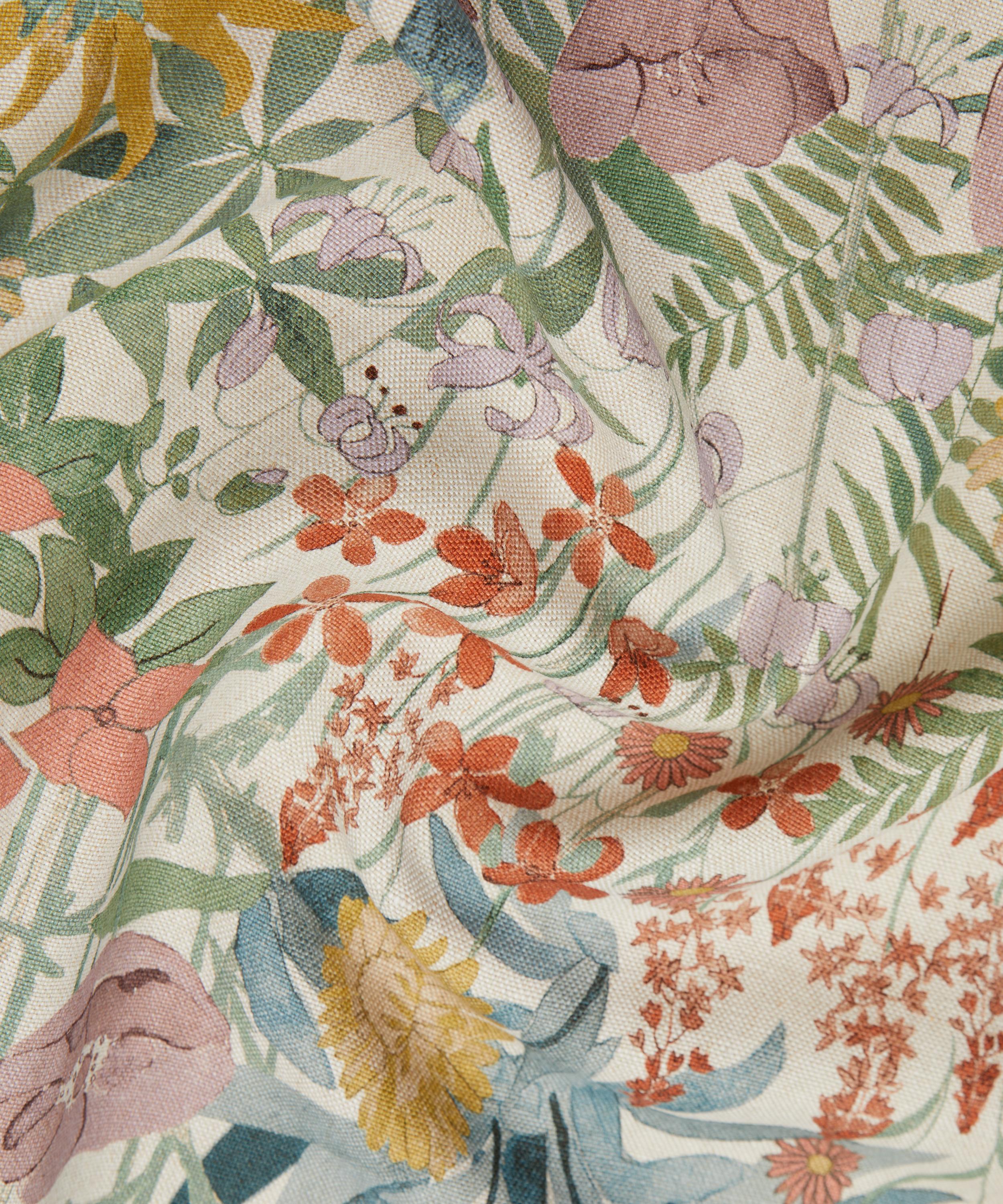 Liberty Interiors Faria Flowers Wycombe Linen in Lichen | Liberty