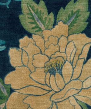 Liberty Interiors - Lotus Garden Downley Velvet in Jade image number 0