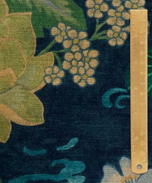 Liberty Interiors - Lotus Garden Downley Velvet in Jade image number 5