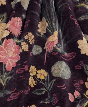 Liberty Interiors - Lotus Garden Downley Velvet in Brinjal image number 3