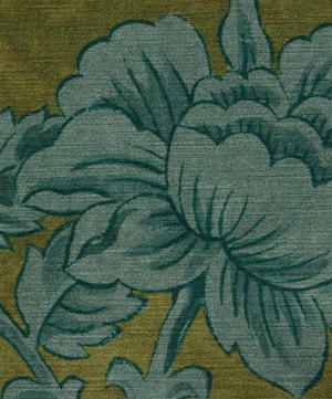Liberty Interiors - Sambourne Vine Downley Velvet in Kelp image number 0