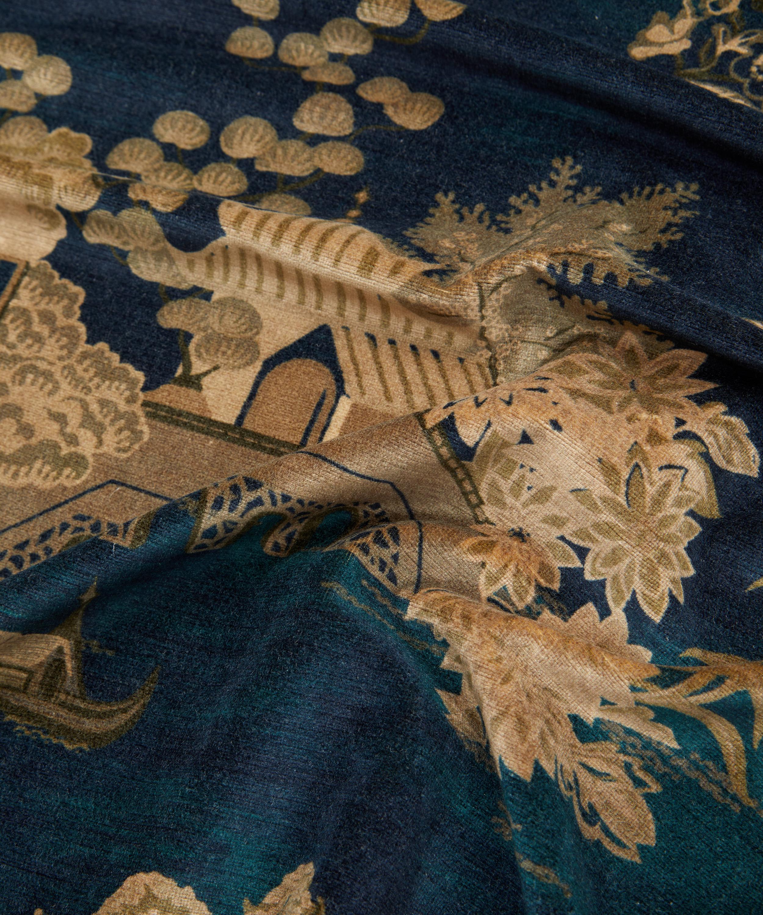 Liberty Interiors - Floating Pavilion Downley Velvet in Kelp image number 6