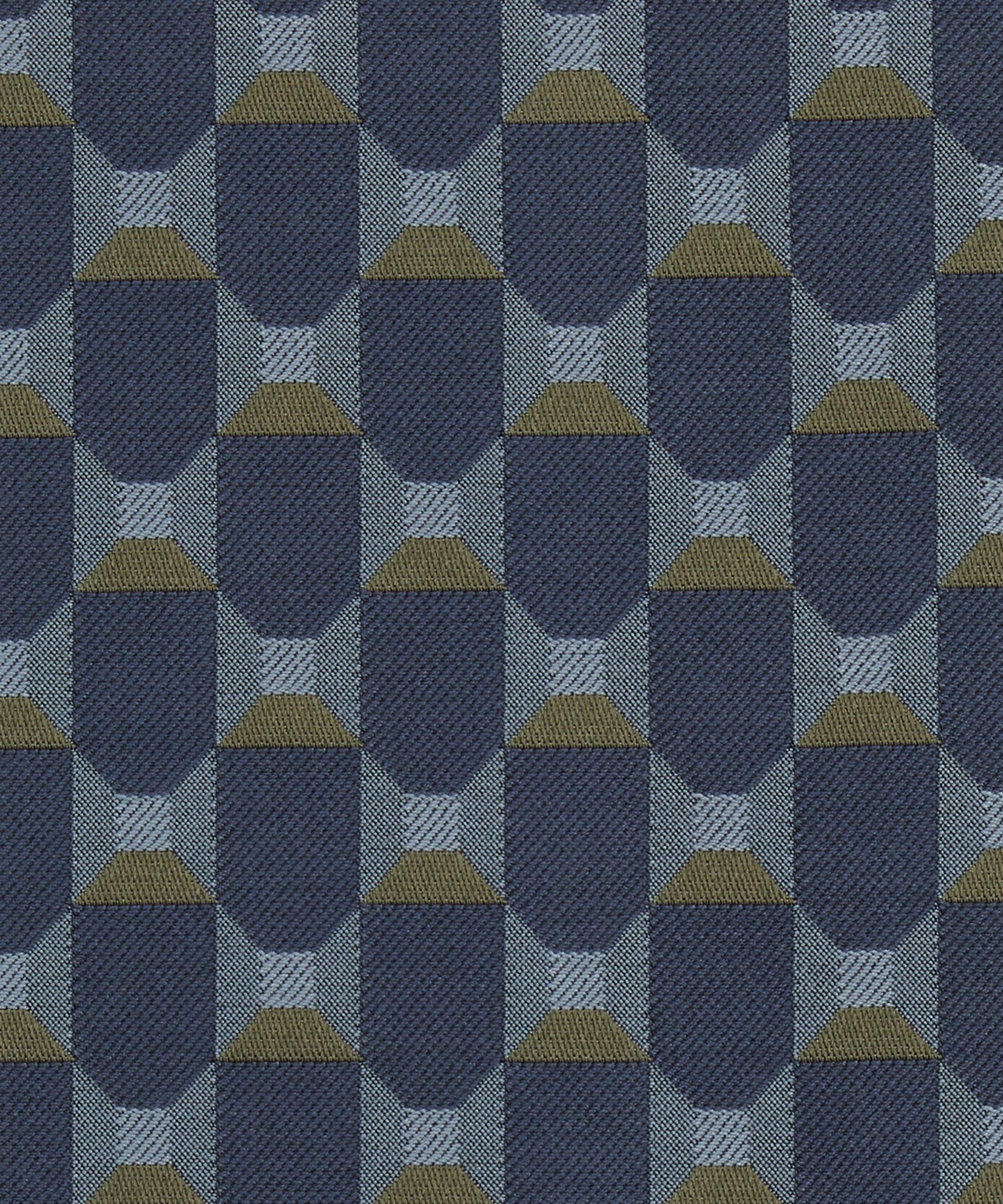 Liberty Interiors - Obi Check in Smalt Blue image number 0