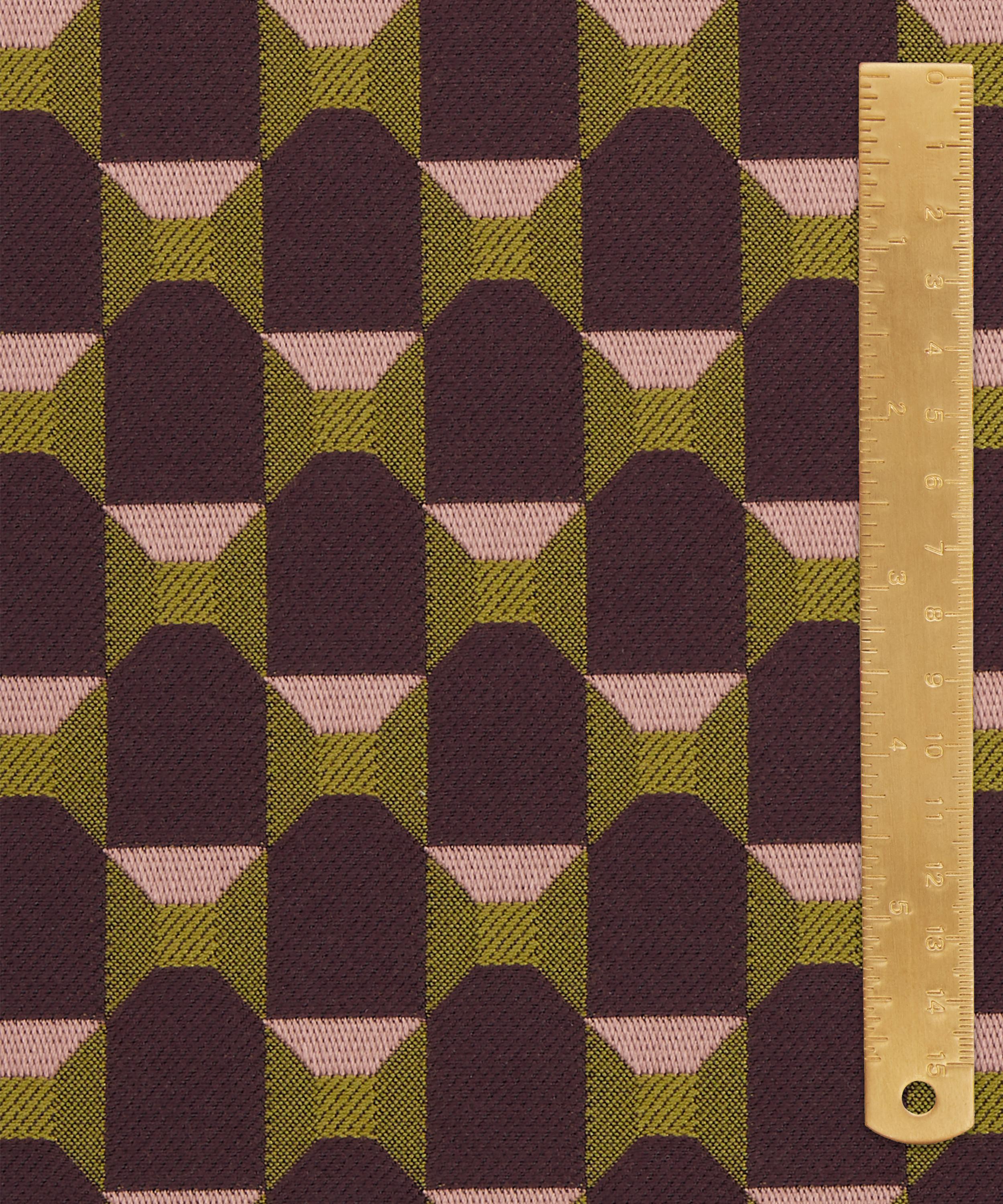 Liberty Interiors - Obi Check in Brinjal image number 5