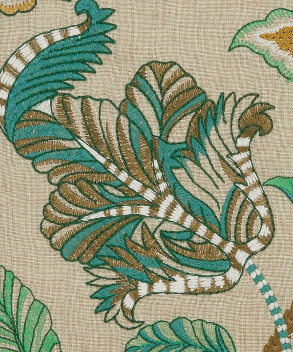 Liberty Interiors - Palampore Embroidery in Jade image number null