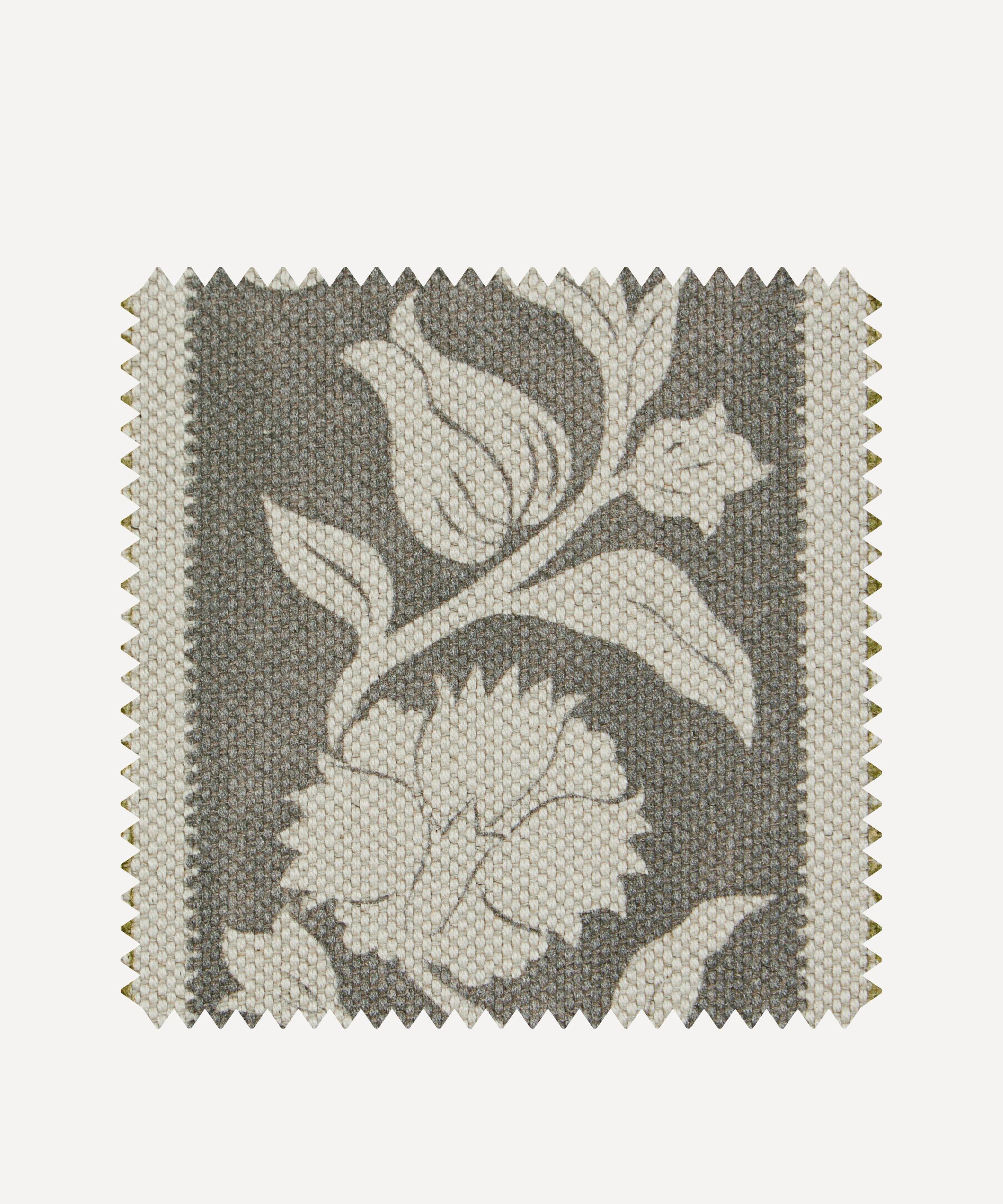 Liberty Interiors - Fabric Swatch - Sambourne Stripe in Pewter image number 0