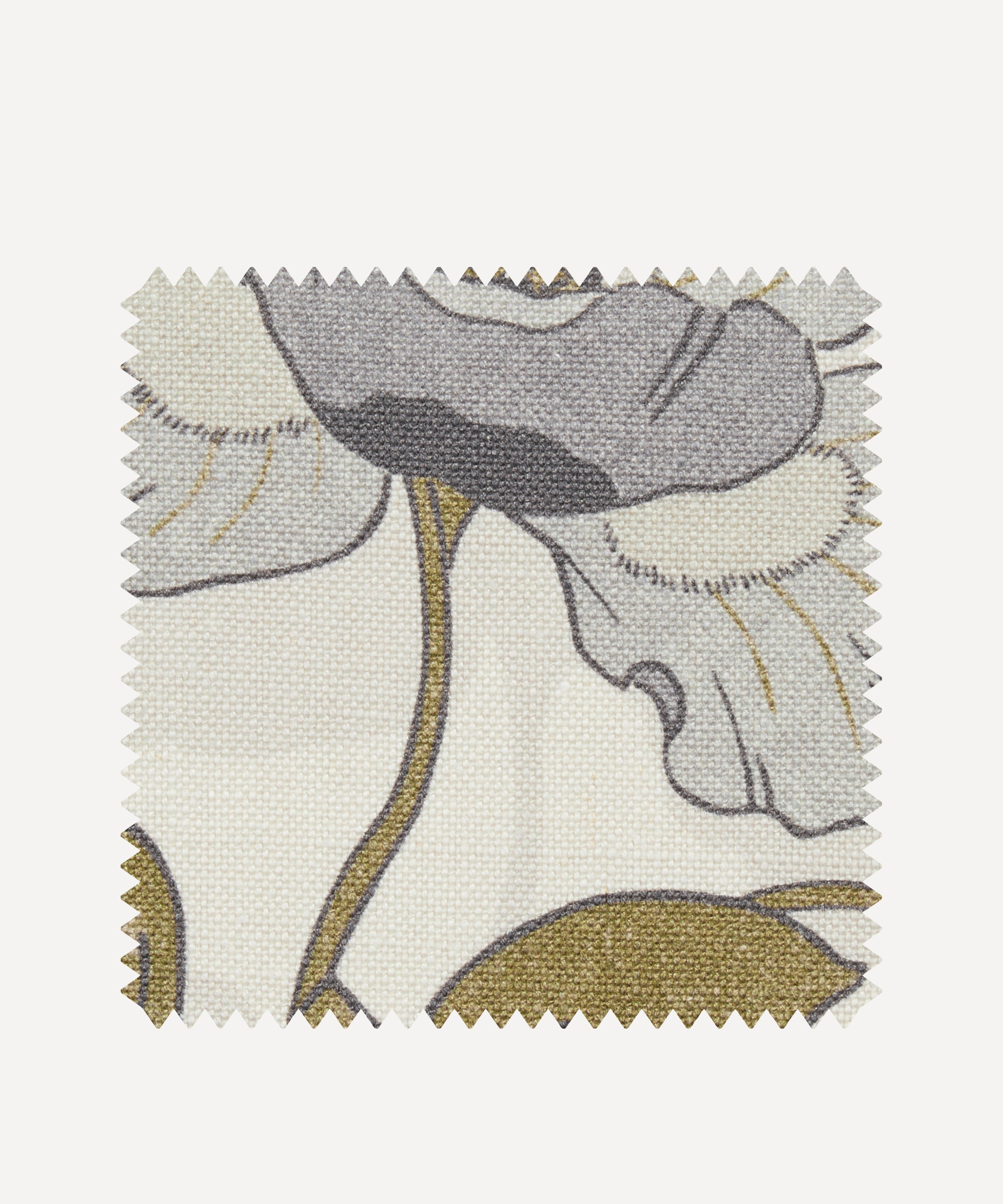 Liberty Interiors - Fabric Swatch - Butterfield Guro Linen in Pewter image number 0