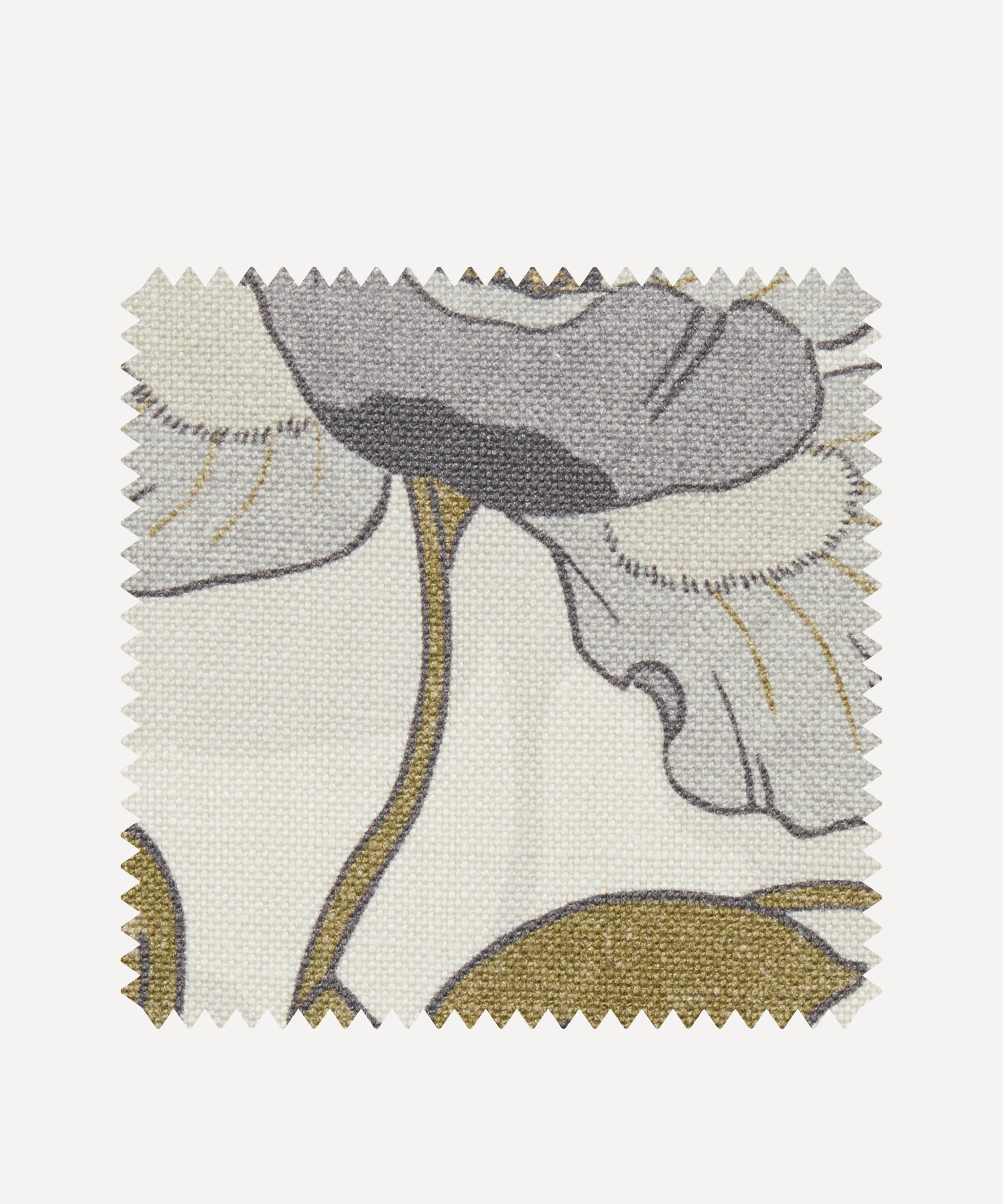 Liberty Interiors - Fabric Swatch - Butterfield Guro Linen in Pewter