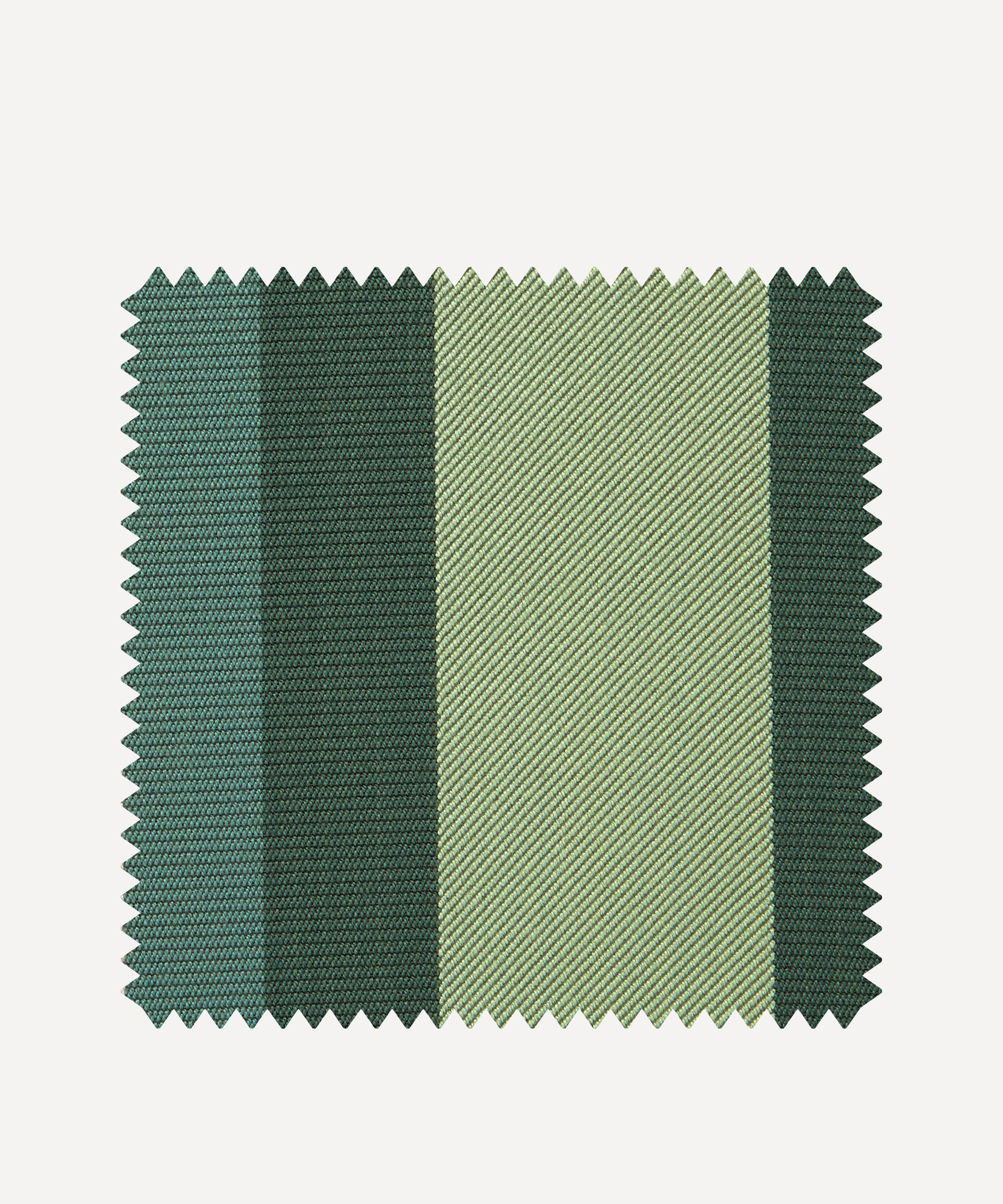 Liberty Interiors - Fabric Swatch - Arlo Stripe in Jade image number 0