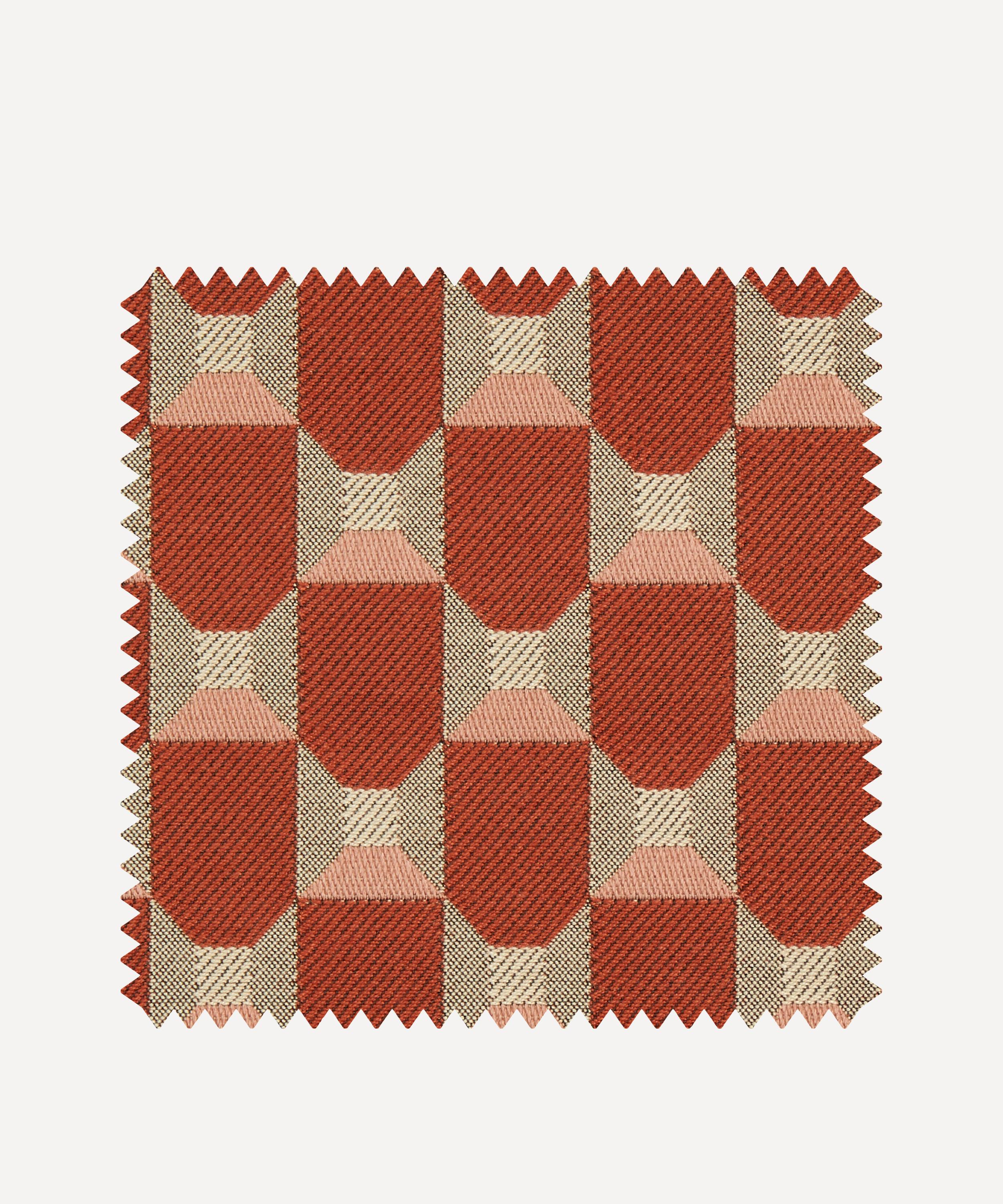 Liberty Interiors - Fabric Swatch - Obi Check in Lacquer image number 0