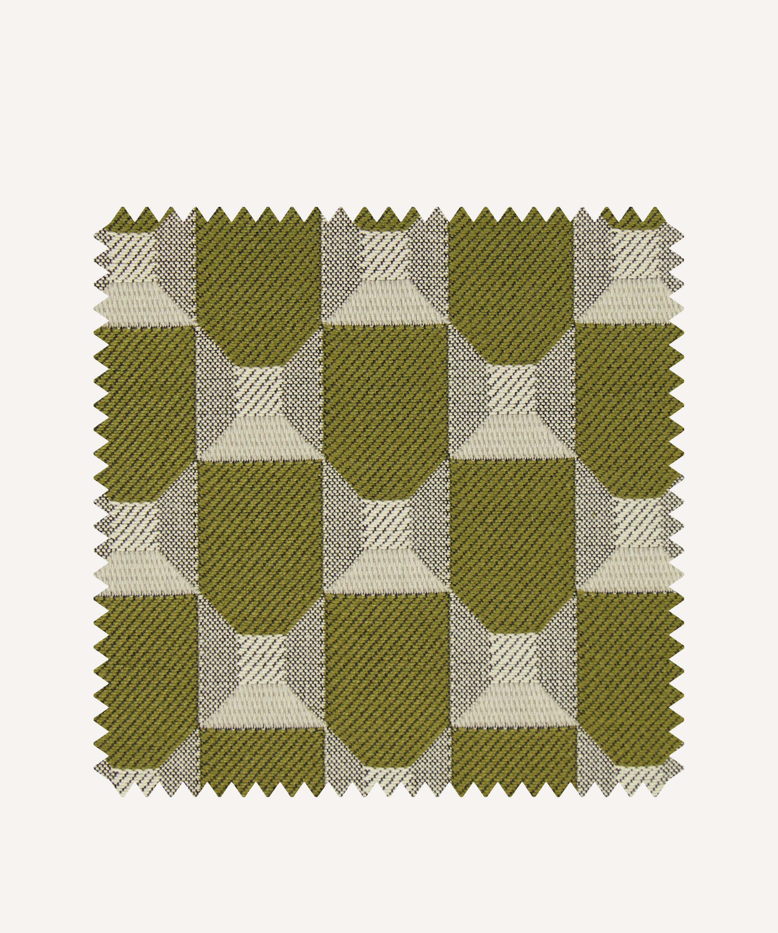 Liberty Interiors - Fabric Swatch - Obi Check in Kelp image number 0