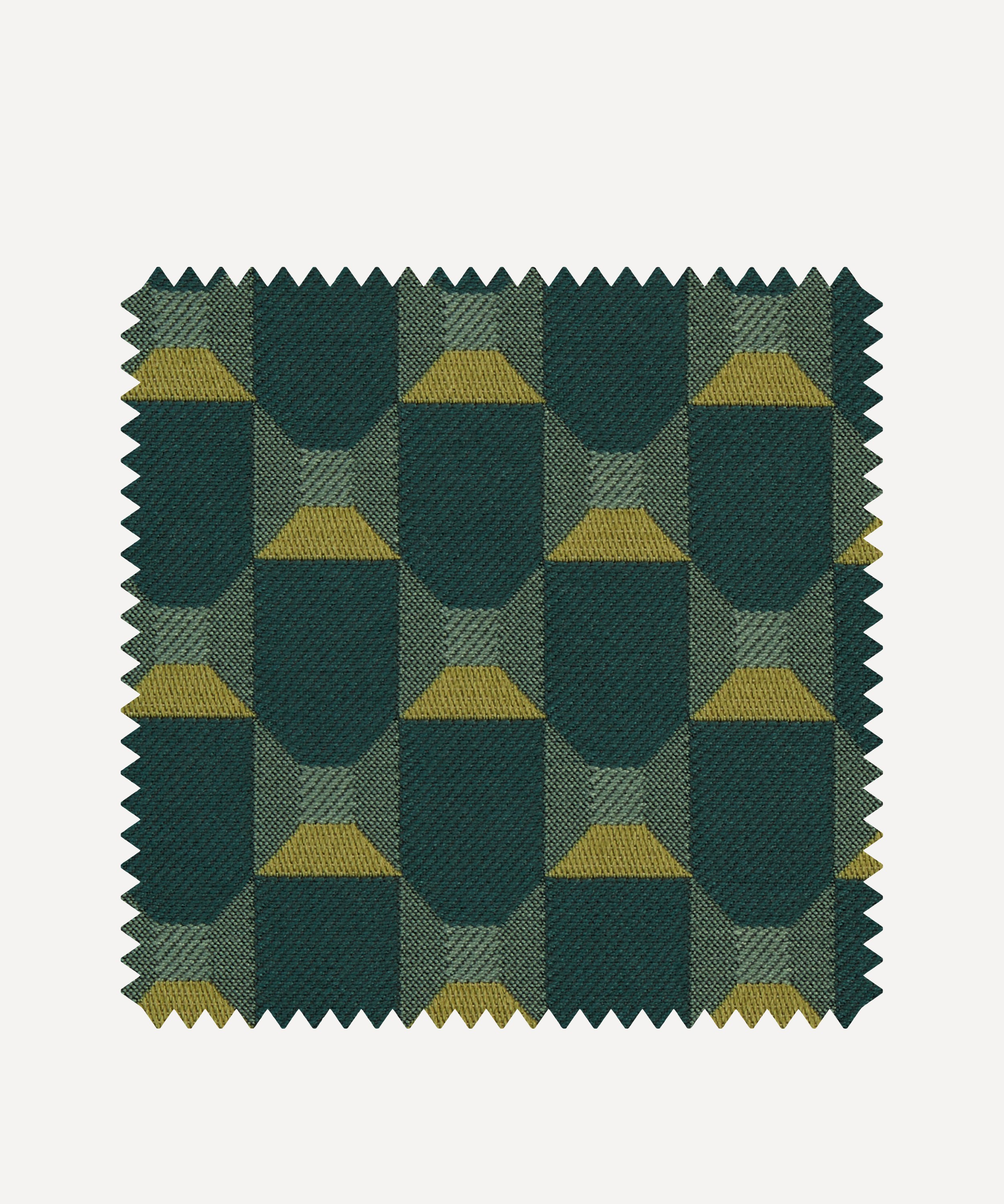 Liberty Interiors - Fabric Swatch - Obi Check in Acacia image number 0