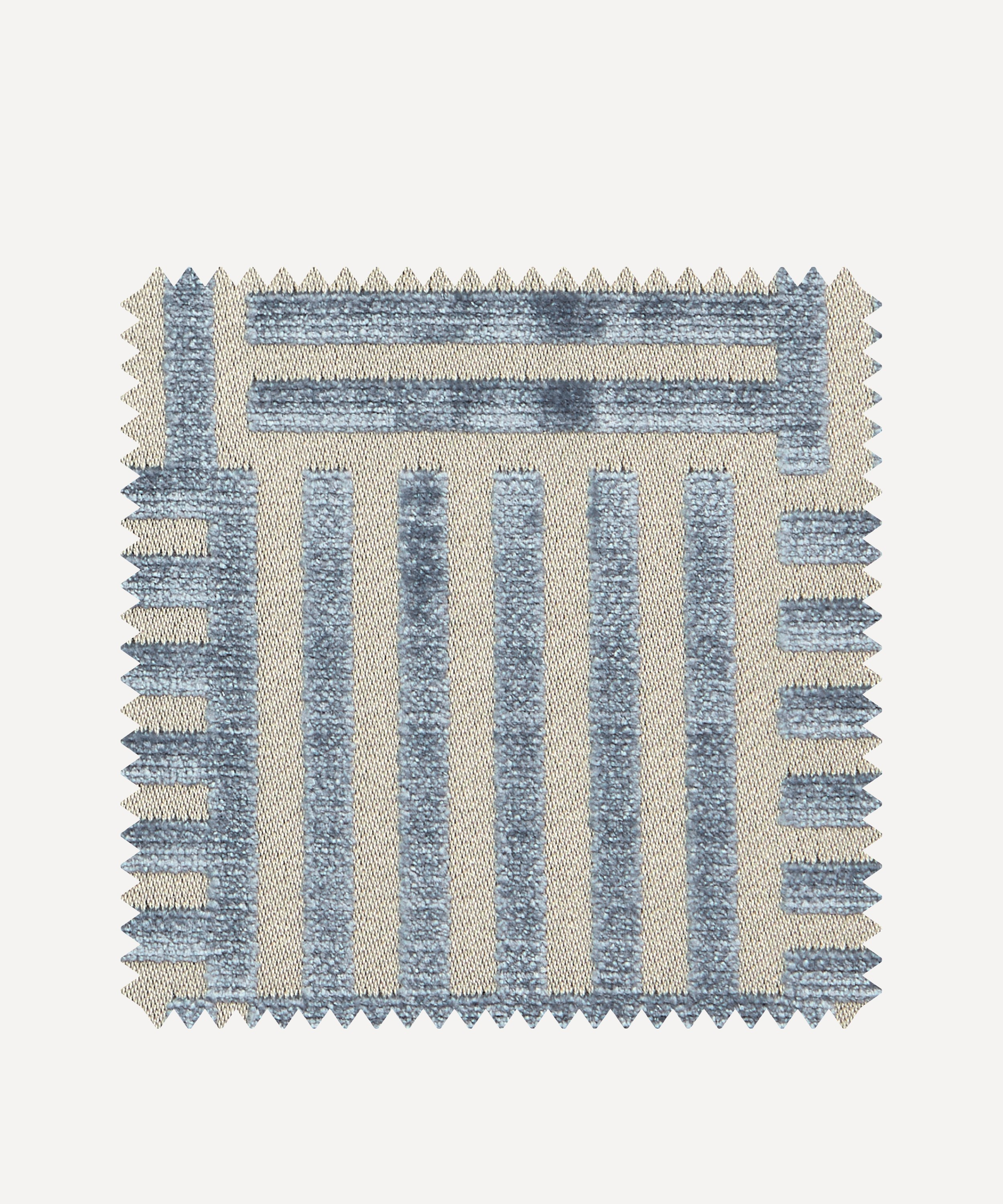 Liberty Interiors - Fabric Swatch - Archive Geo Marsden Velvet in Flax Flower image number 0