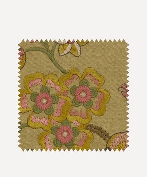 Liberty Interiors - Fabric Swatch - Palampore Embroidery in Lacquer image number 0