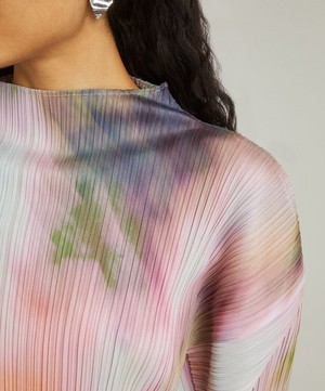 Pleats Please Issey Miyake - Turnip & Spinach Pleated Tunic image number 4