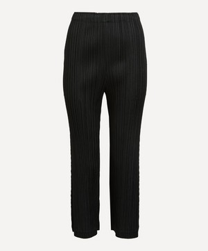 Pleats Please Issey Miyake - THICKER Flared Pleated Trousers 1 image number 0