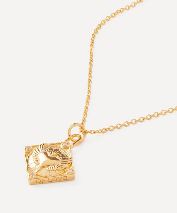 Rachel Jackson - 22ct Gold-Plated Token of Love Pendant Necklace image number null