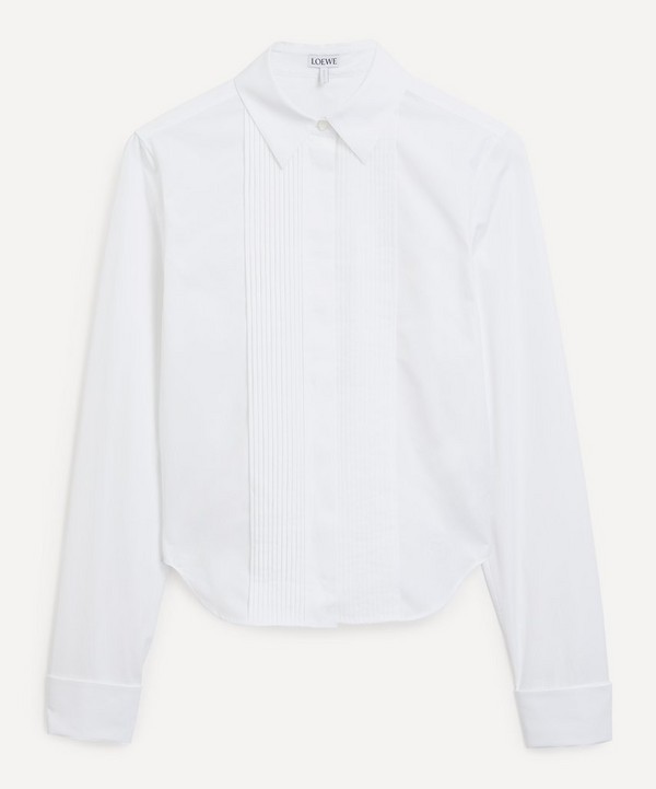 Loewe - Pleated Cotton Poplin Shirt image number null