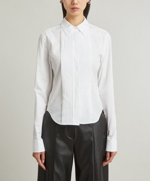 Loewe - Pleated Cotton Poplin Shirt image number 2