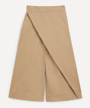 Loewe - Cropped Cotton Drill Trousers image number 0