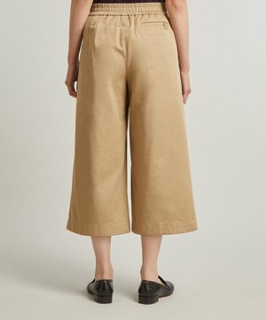 Loewe - Cropped Cotton Drill Trousers image number 3