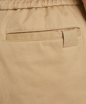 Loewe - Cropped Cotton Drill Trousers image number 4