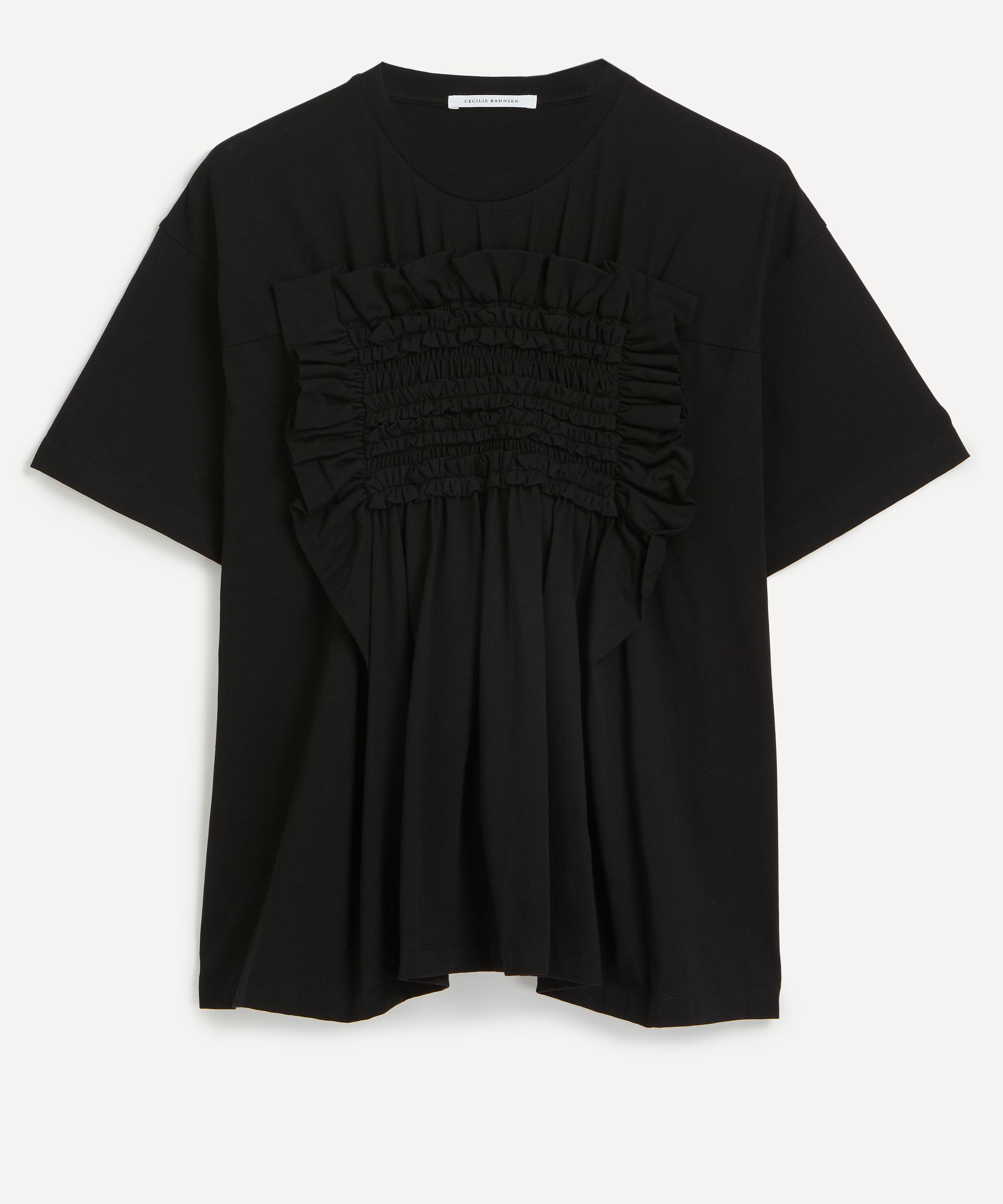 Cecilie Bahnsen - Goldie Ruched T-Shirt image number 0