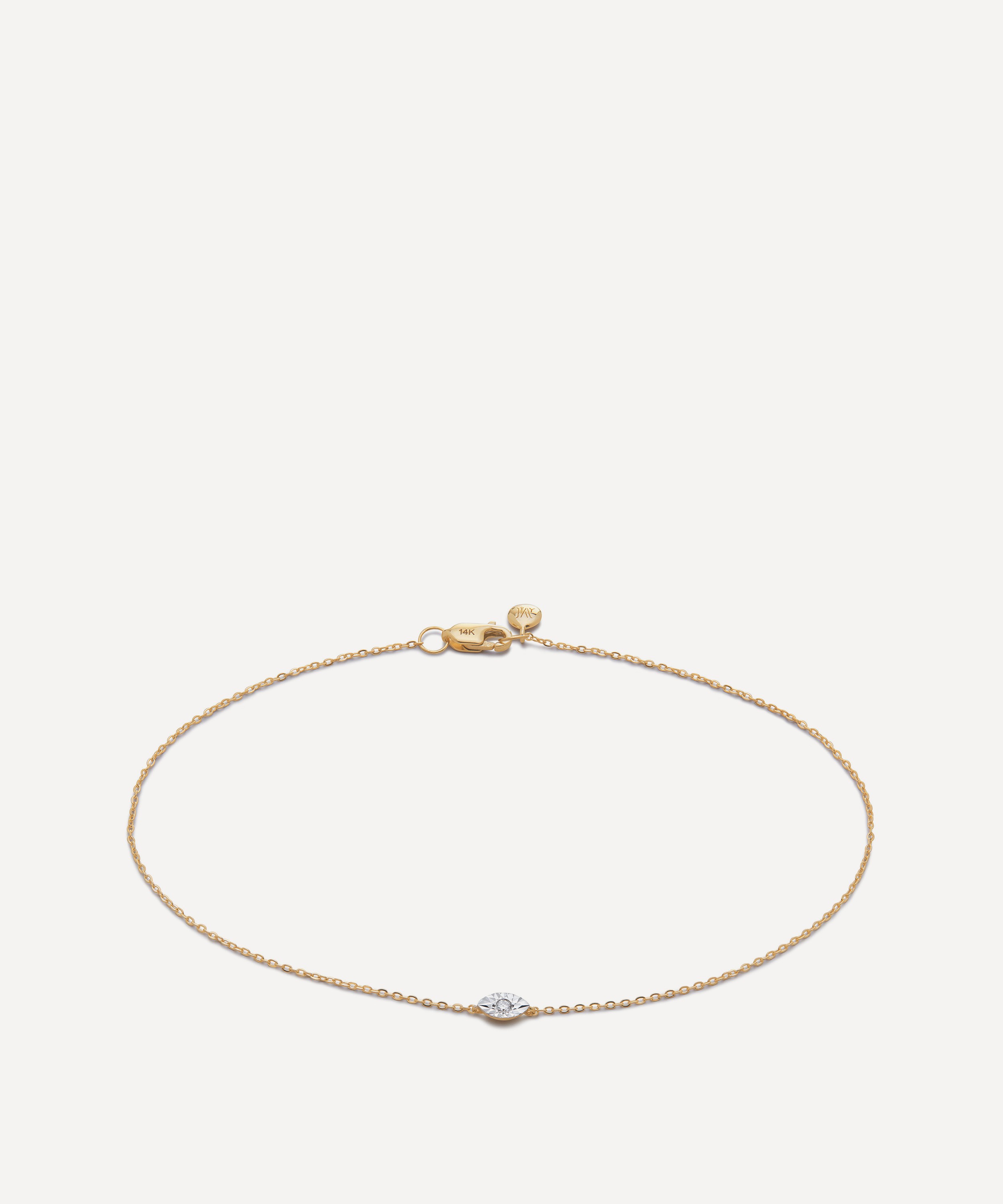 Monica Vinader - 14ct Gold Diamond Bracelet image number 0