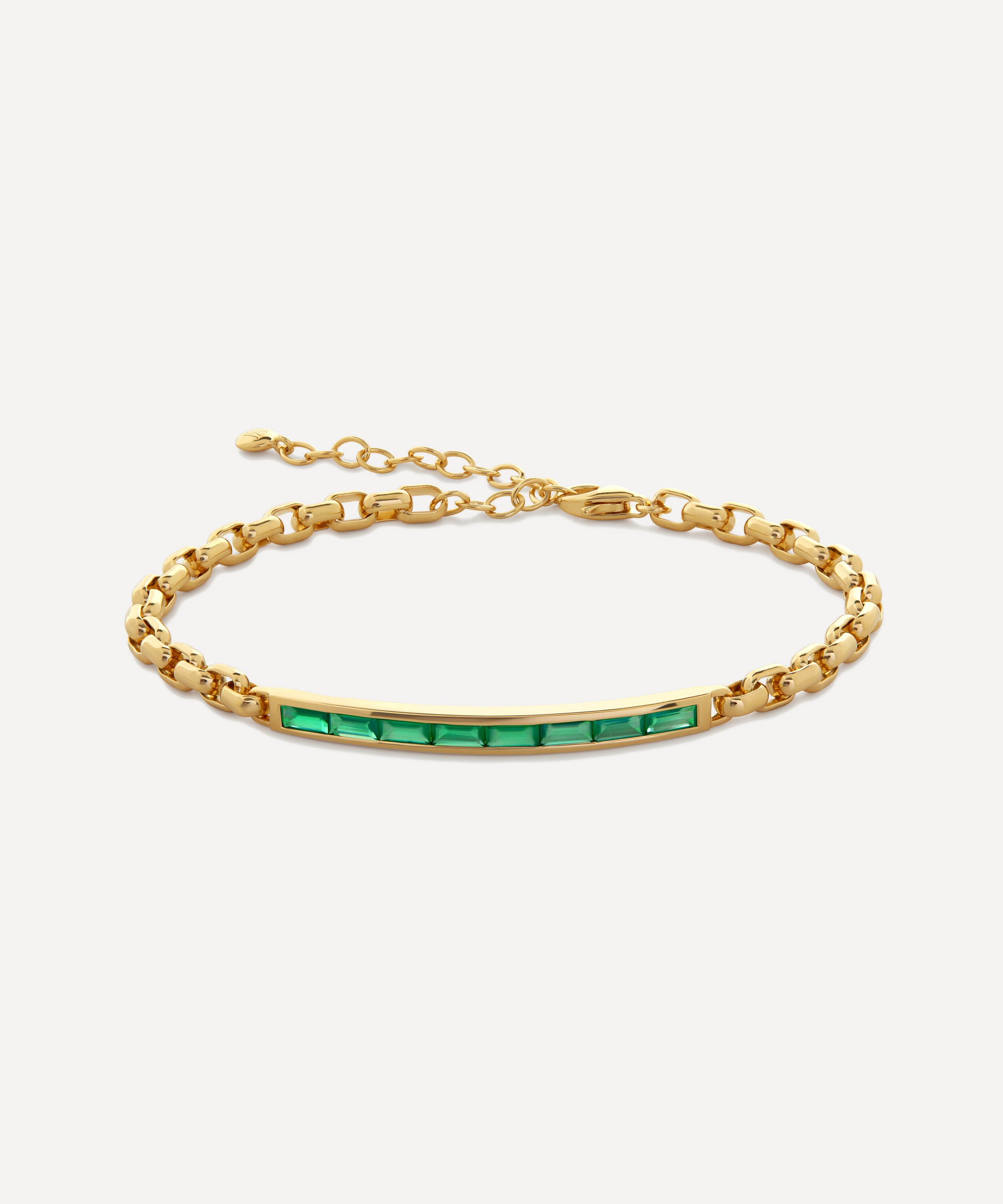 Monica Vinader - 18ct Gold-Plated Vermeil Silver Mini Baguette Chain Bracelet