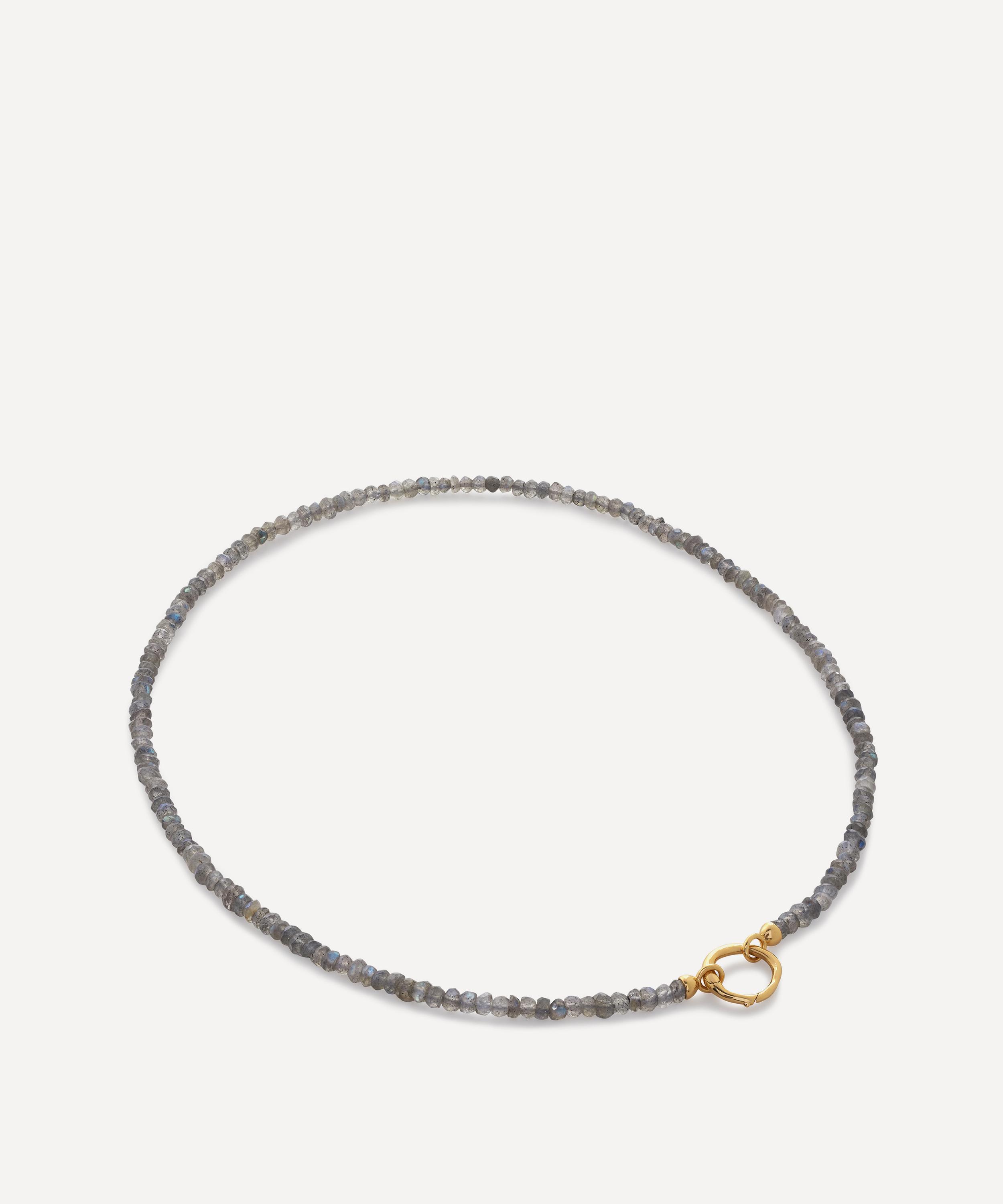 Monica Vinader - 18ct Gold-Plated Vermeil Silver Capture Beaded Necklace image number 0