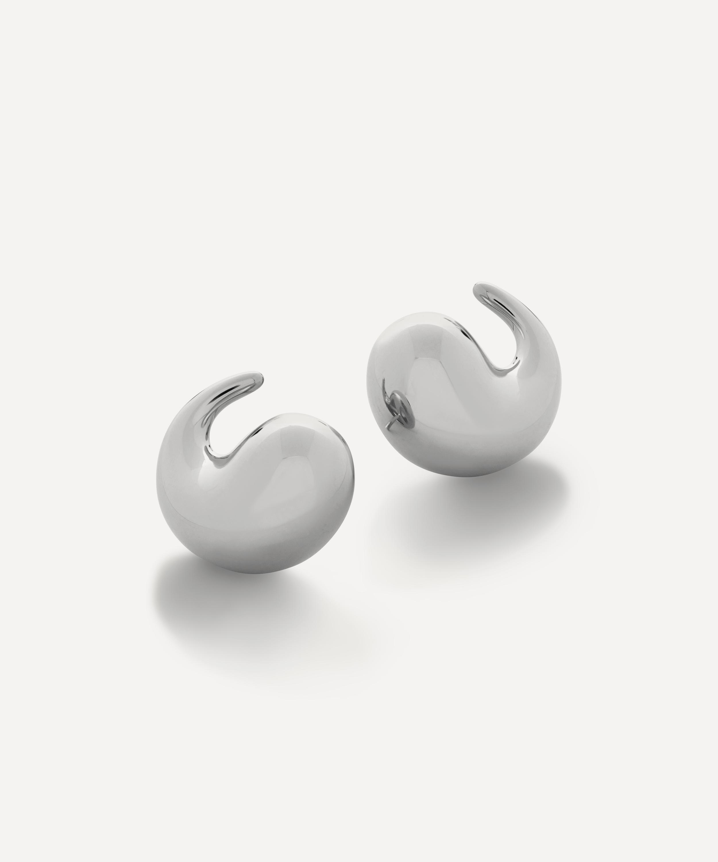 Monica Vinader - Sterling Silver Nura Stud Earrings image number 0