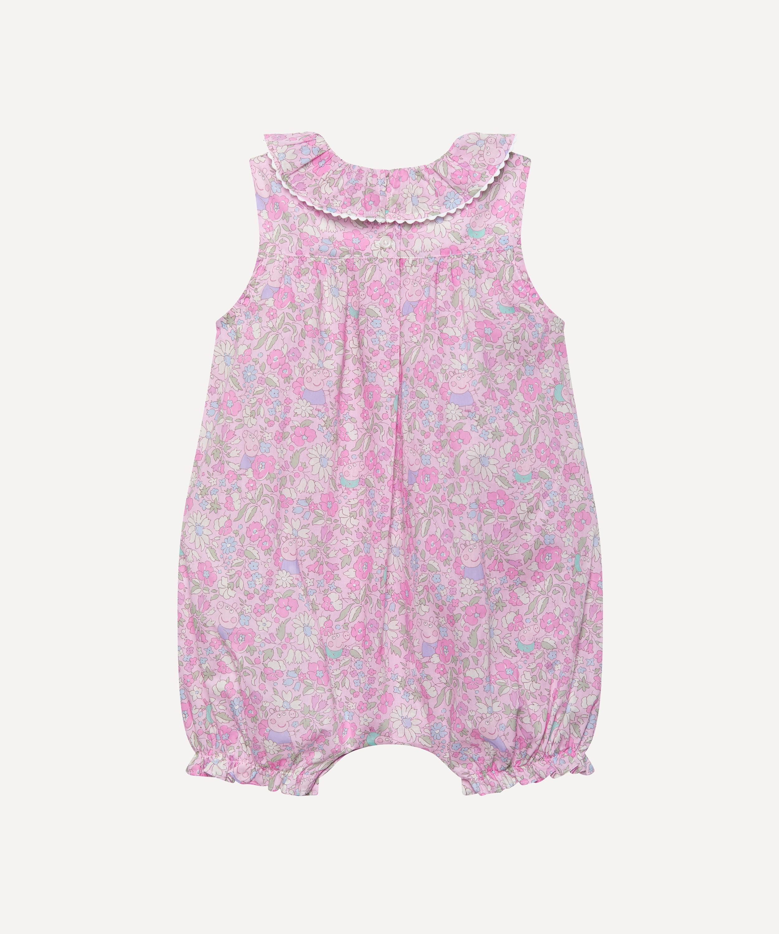 Trotters - x Peppa Pig Peppa Meadow Willow Romper 3-24 Months image number 1