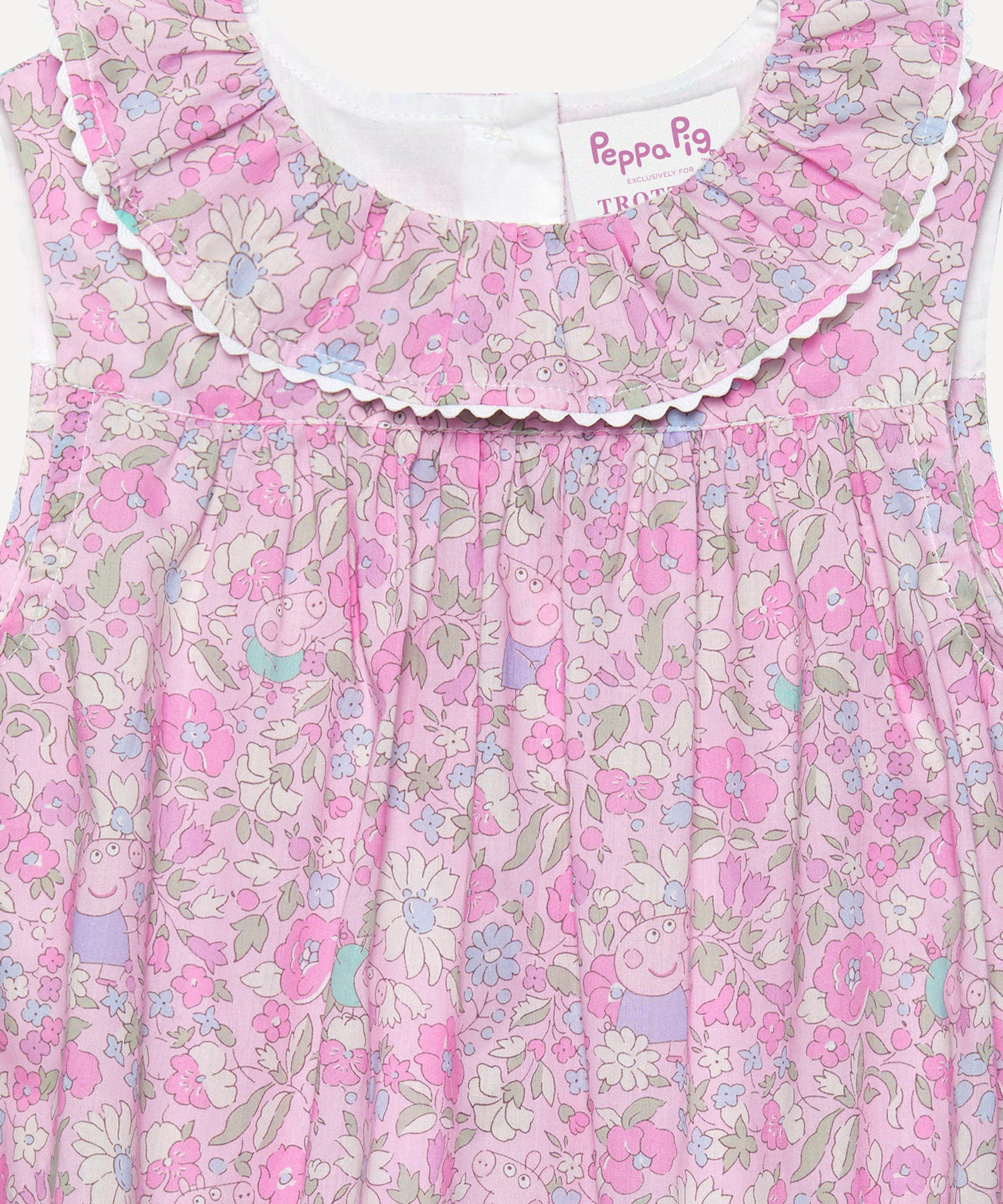Trotters - x Peppa Pig Peppa Meadow Willow Romper 3-24 Months image number 2