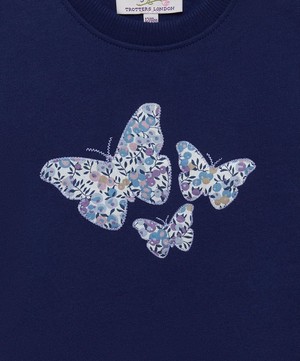 Trotters - Wilshire Butterfly Sweatshirt 3-24 Months image number 2