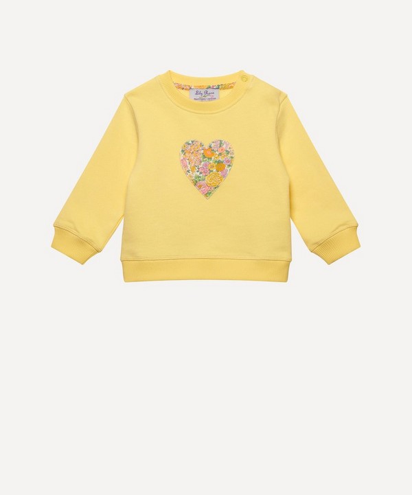 Trotters - Elysian Day Heart Sweatshirt 3-24 Months image number null