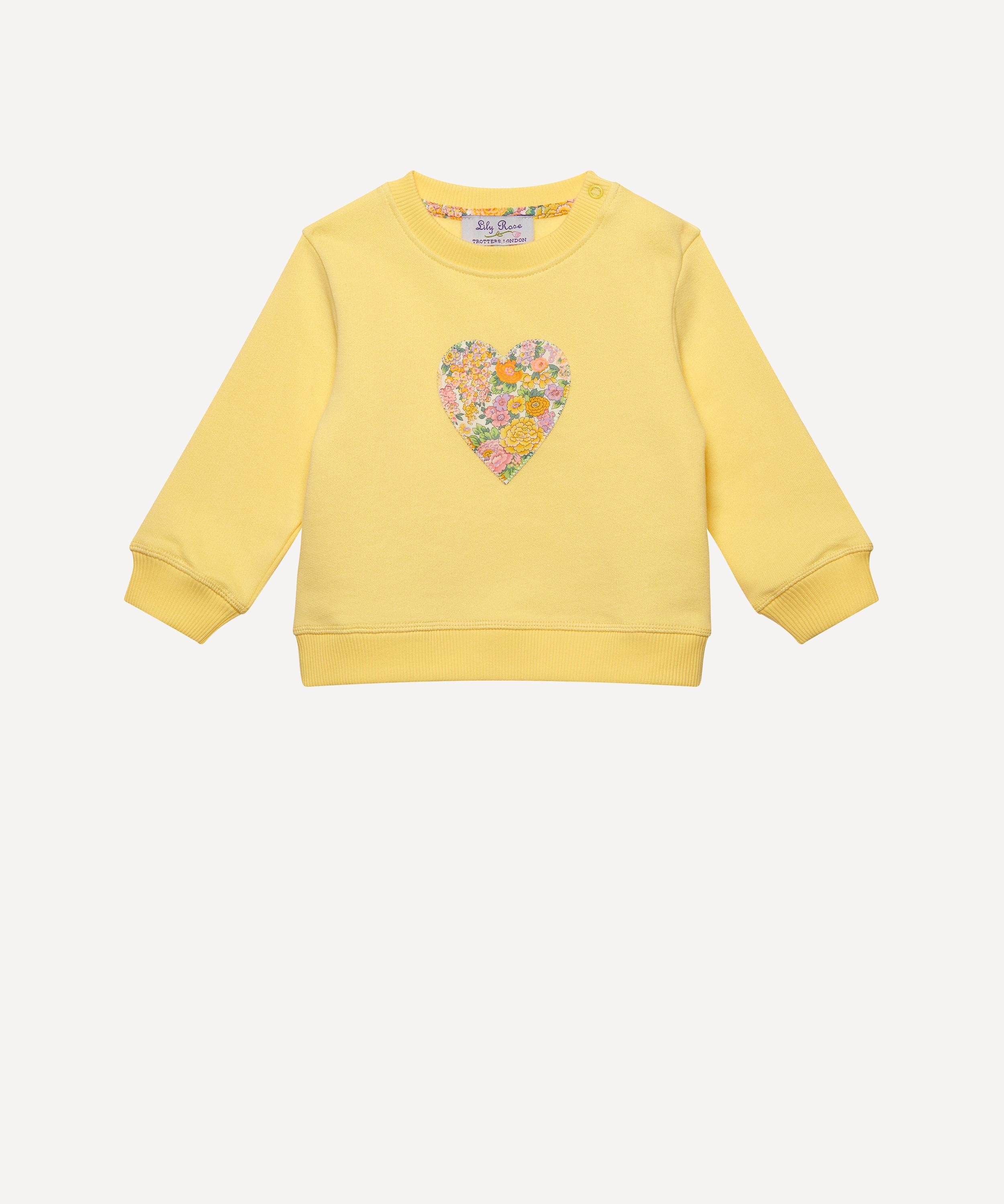 Trotters - Elysian Day Heart Sweatshirt 3-24 Months image number 0