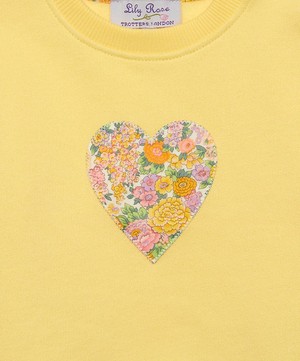 Trotters - Elysian Day Heart Sweatshirt 3-24 Months image number 2