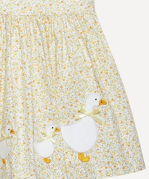 Trotters - Floral Petal Collar Duck Dress 3-24 Months image number 2