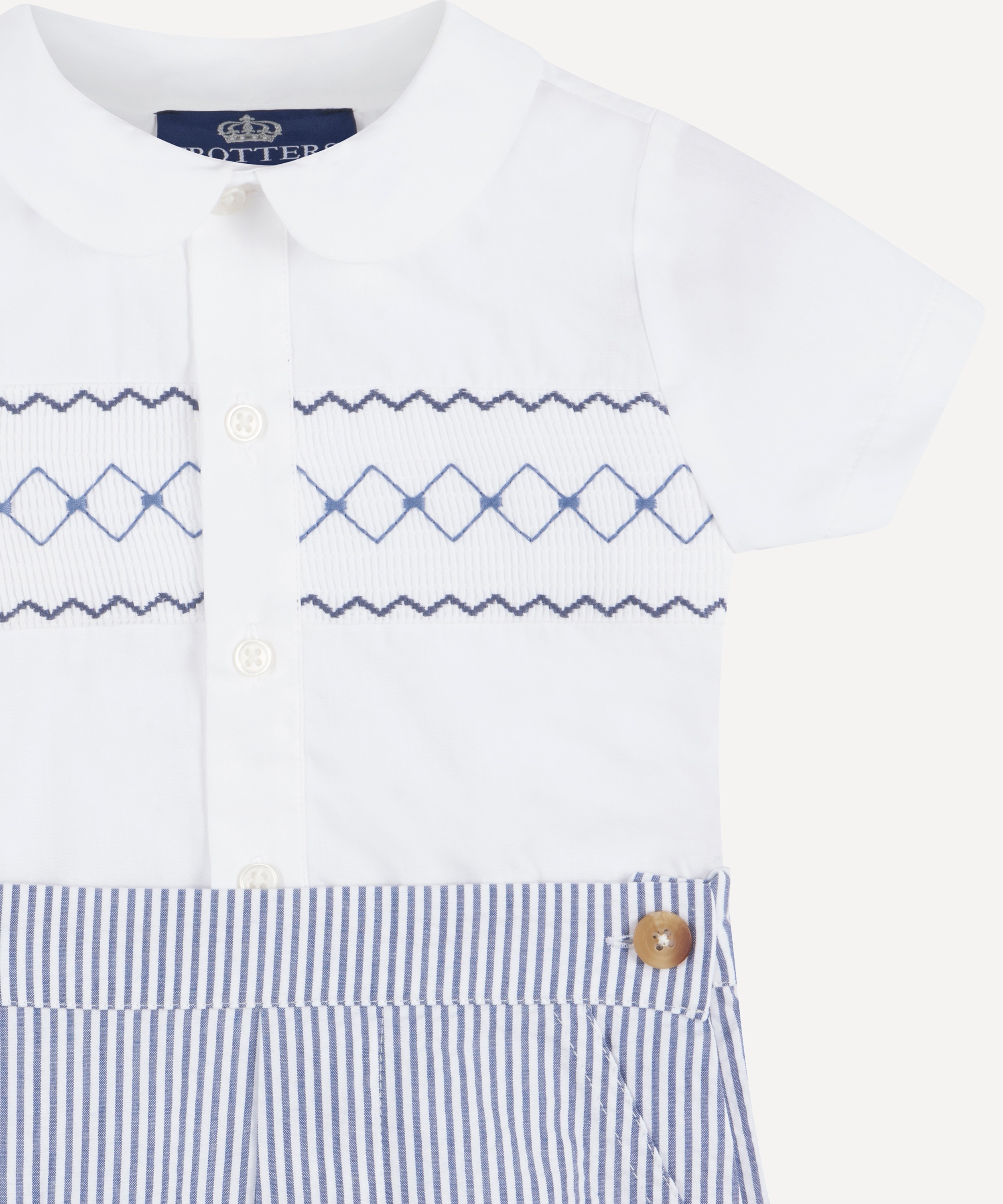 Trotters - Two Piece Smocked Rupert Set 3-24 Months image number 2