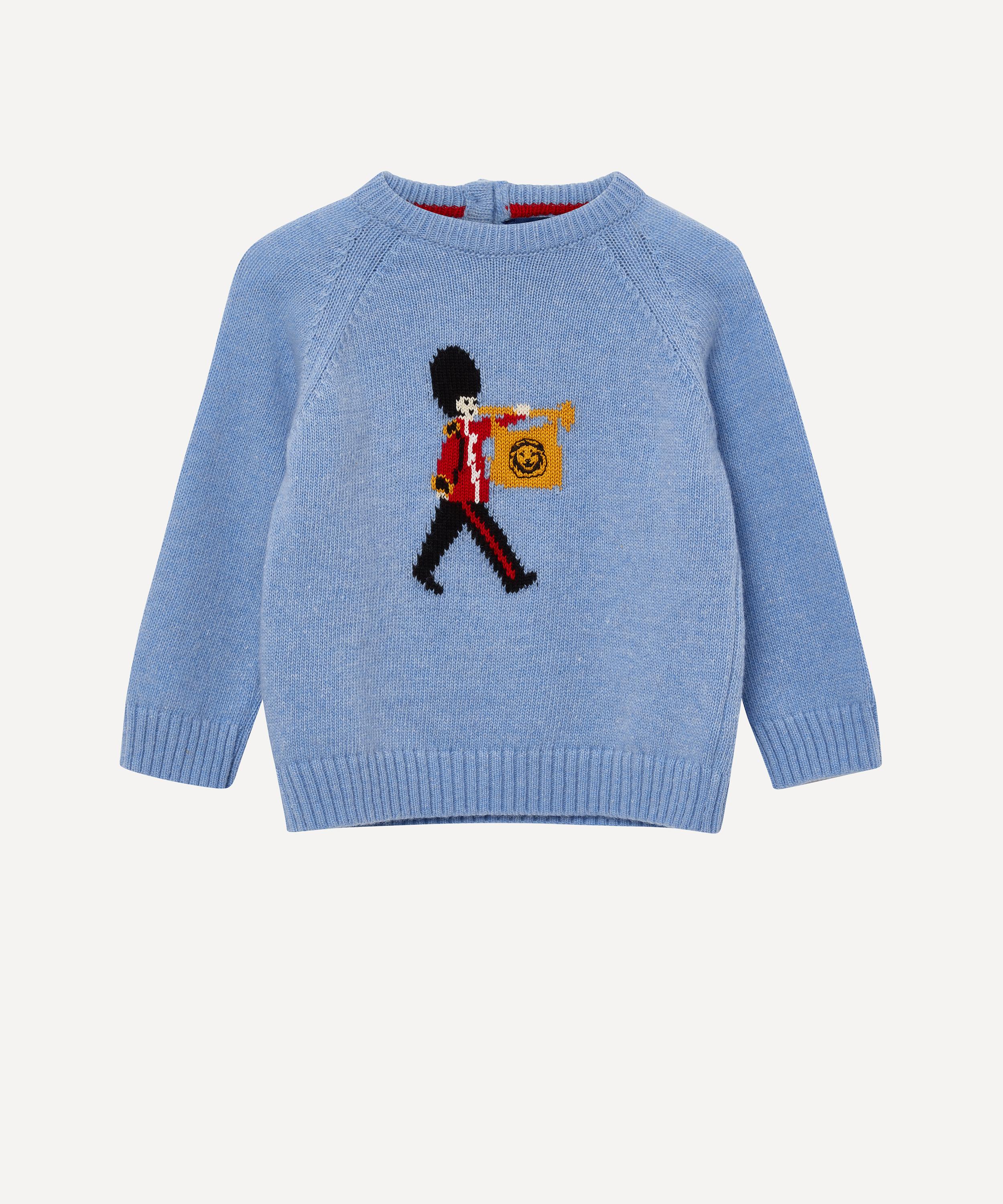 Trotters - Drumming Guardsman Jumper 3-24 Months