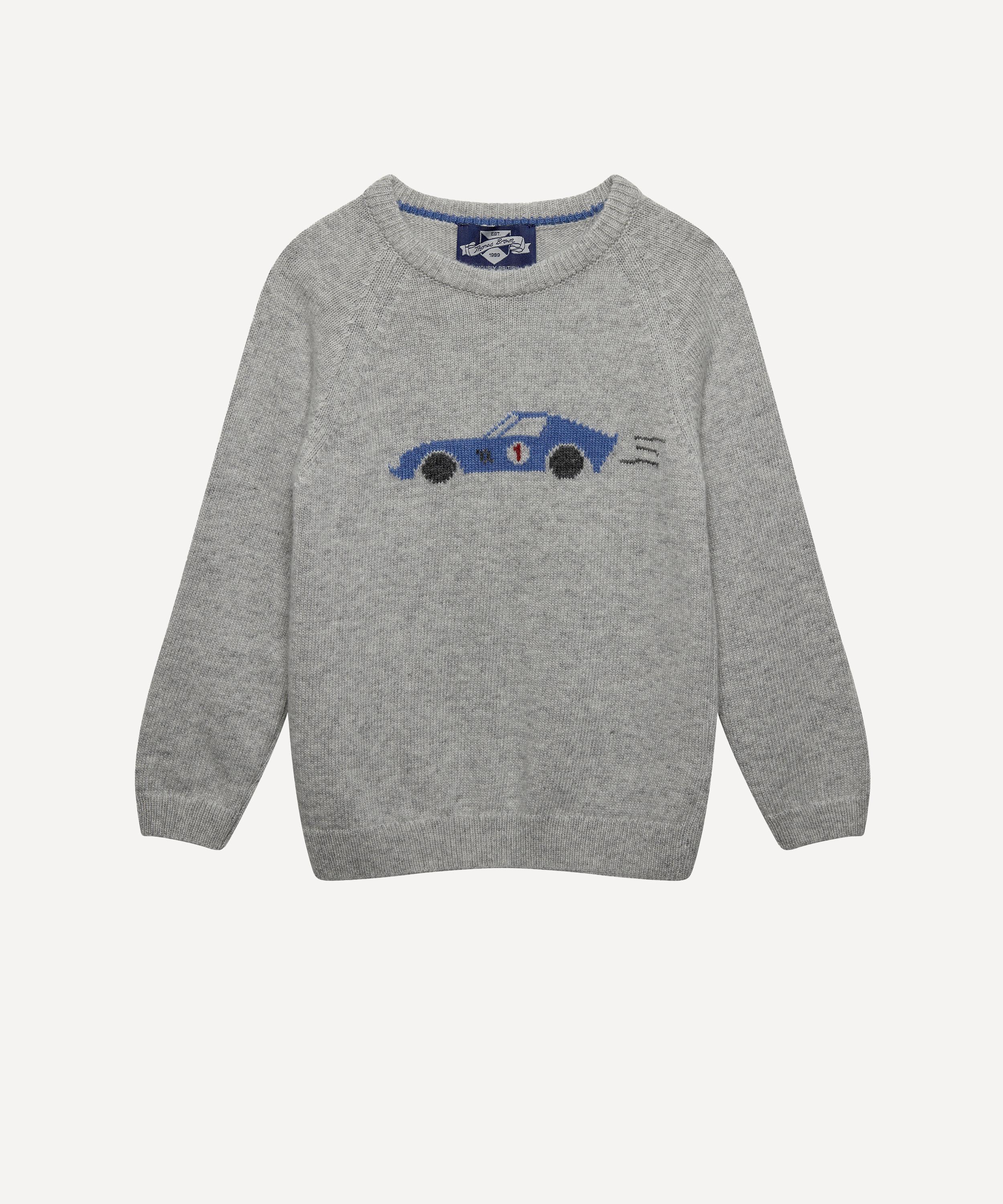 Trotters - Sebastian Car Jumper 2-5 Years image number 0
