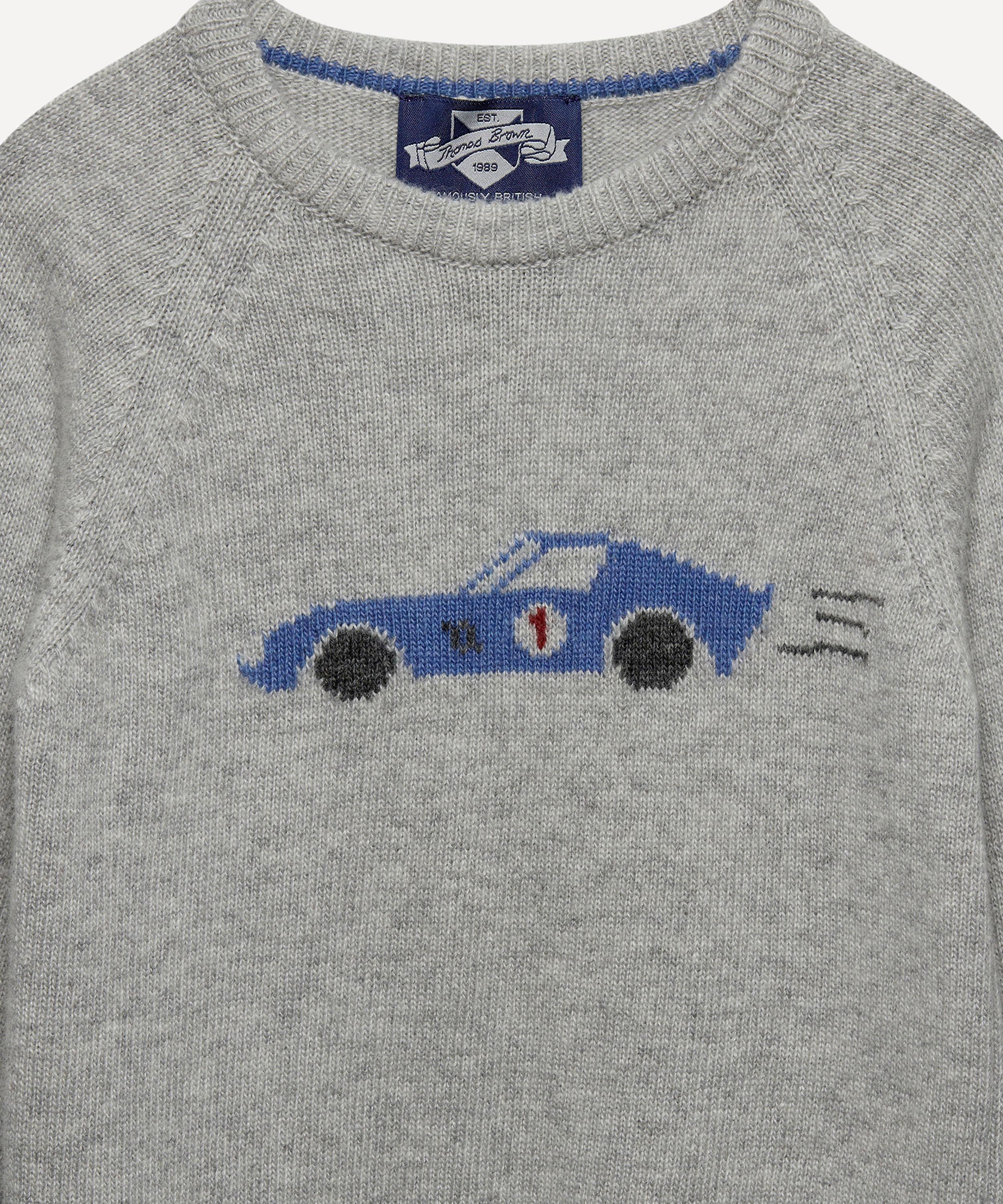 Trotters - Sebastian Car Jumper 2-5 Years image number 2