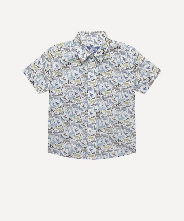 Trotters - Short Sleeve Zoo Shirt 2-5 Years image number null