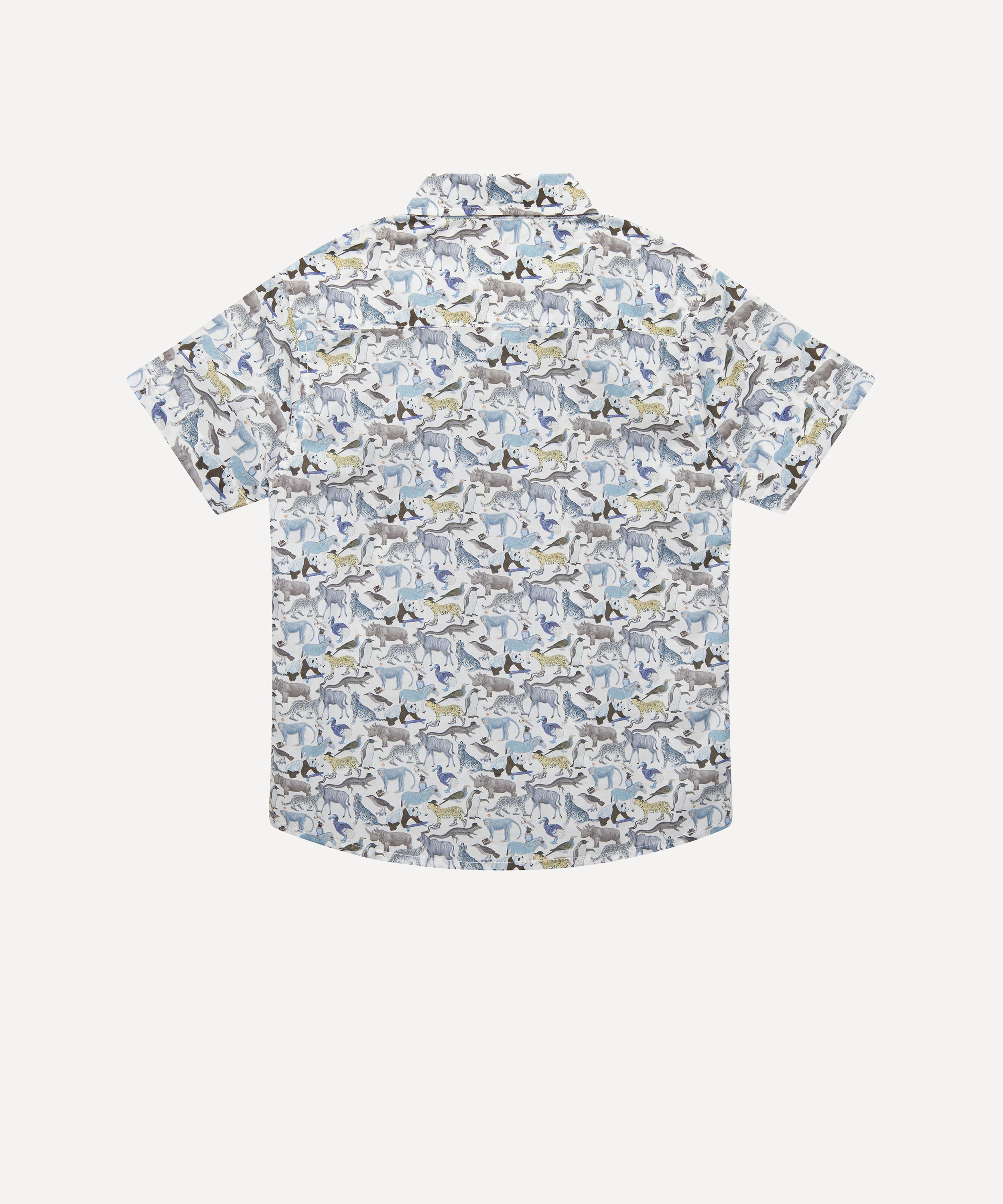 Trotters - Short Sleeve Zoo Shirt 6-11 Years image number 1