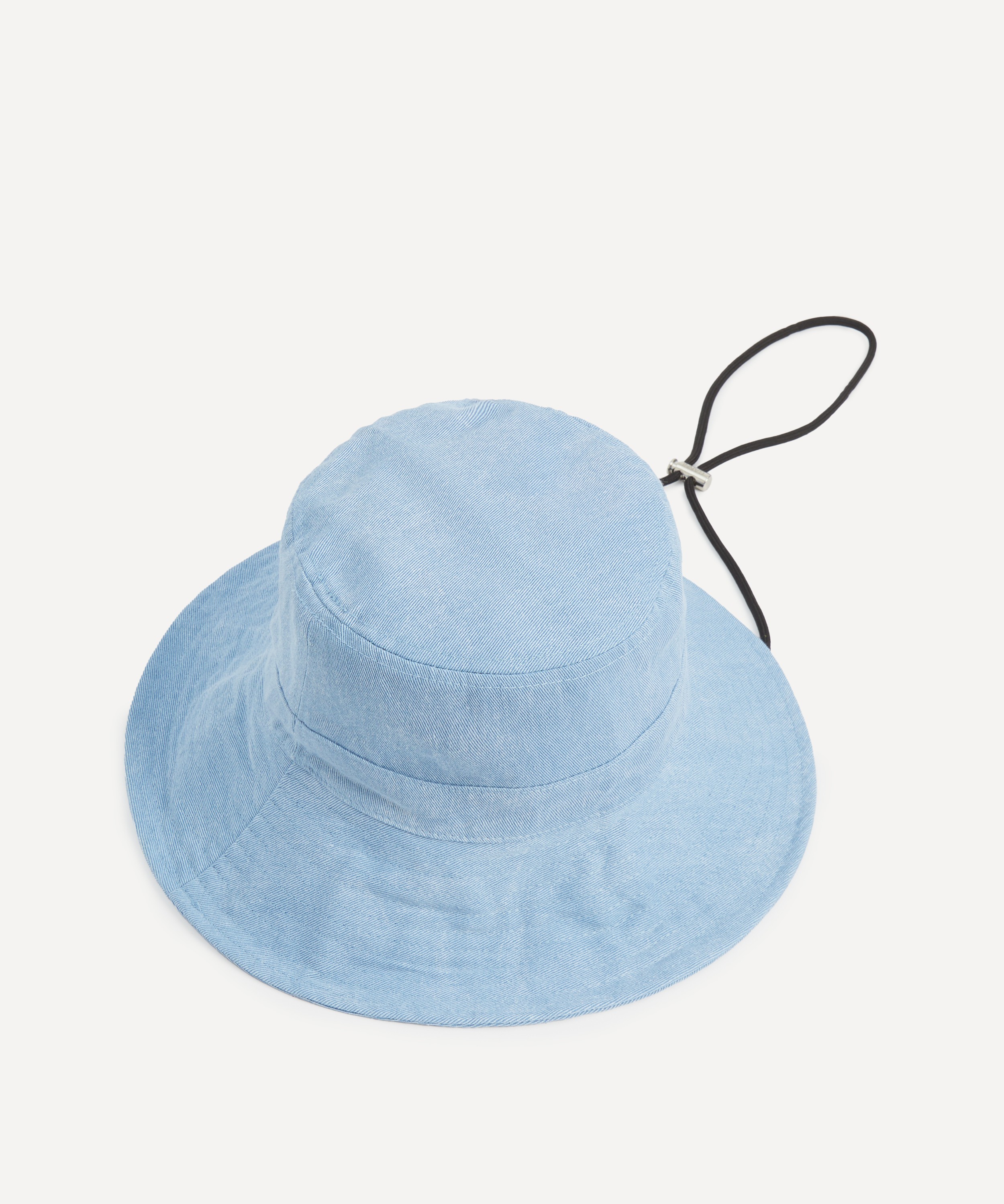 Ganni - Blue Denim Bucket Hat image number 1