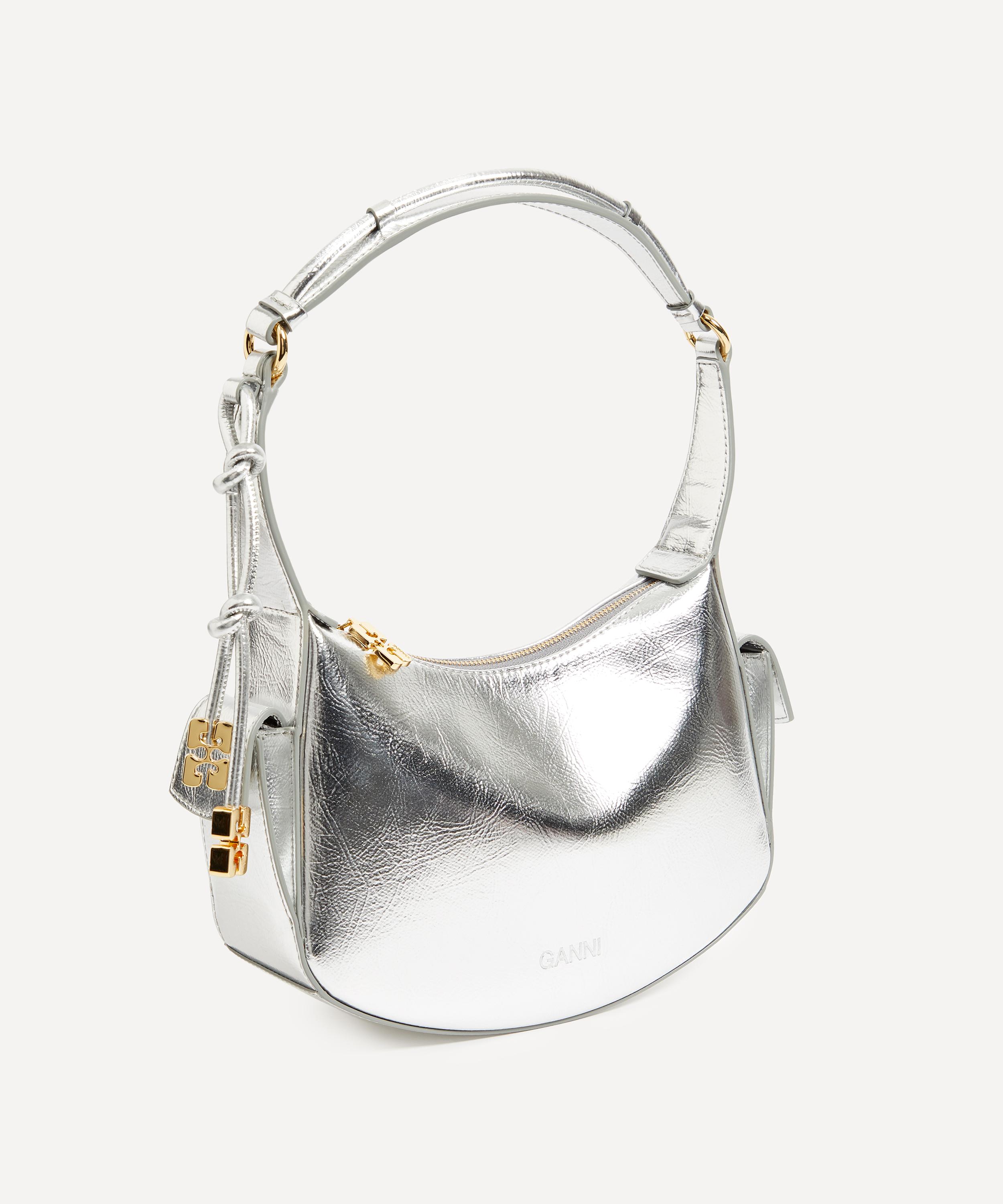 Ganni - Silver Swing Shoulder Bag image number 1