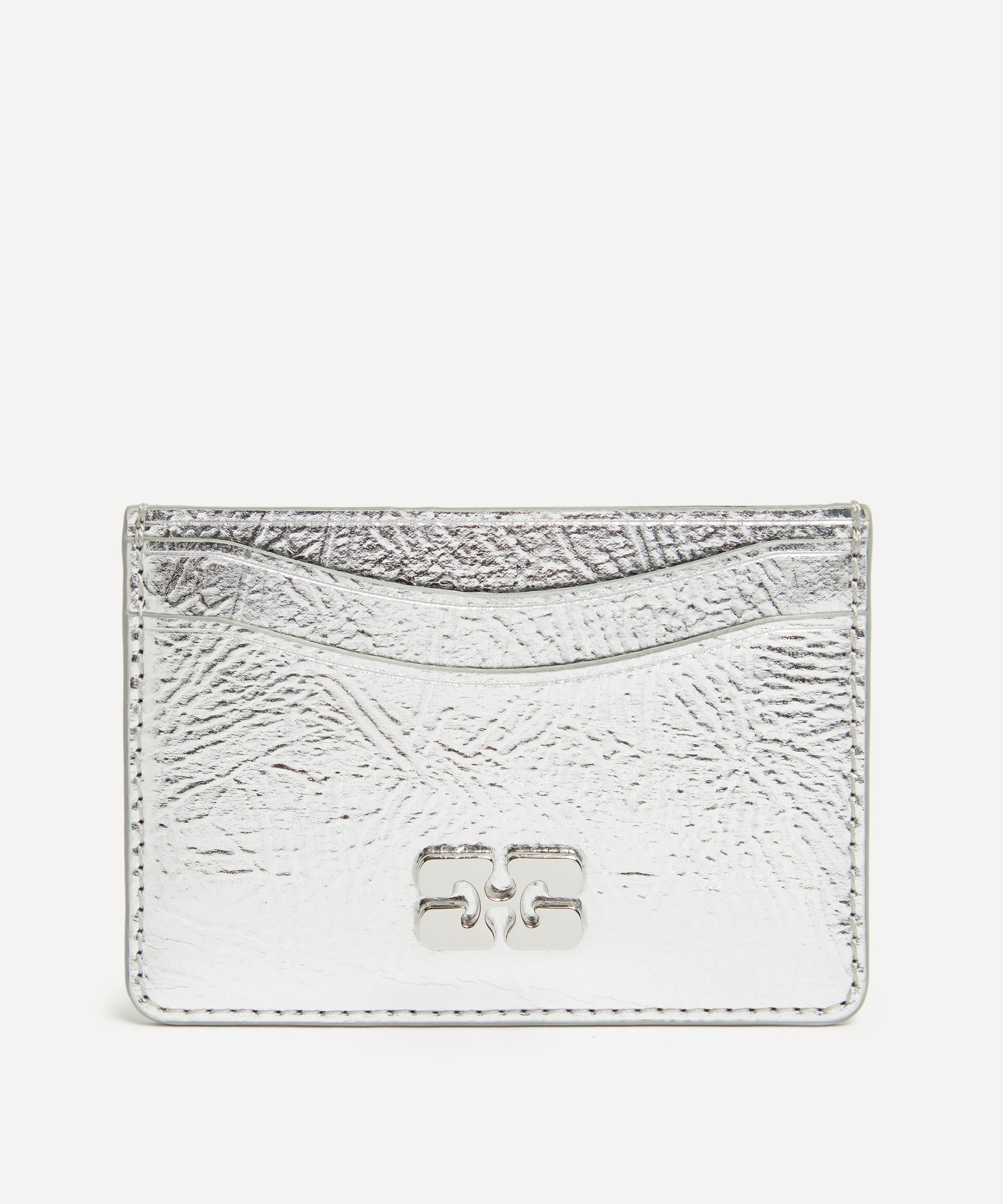 Ganni - Silver Bou Card Holder image number 0