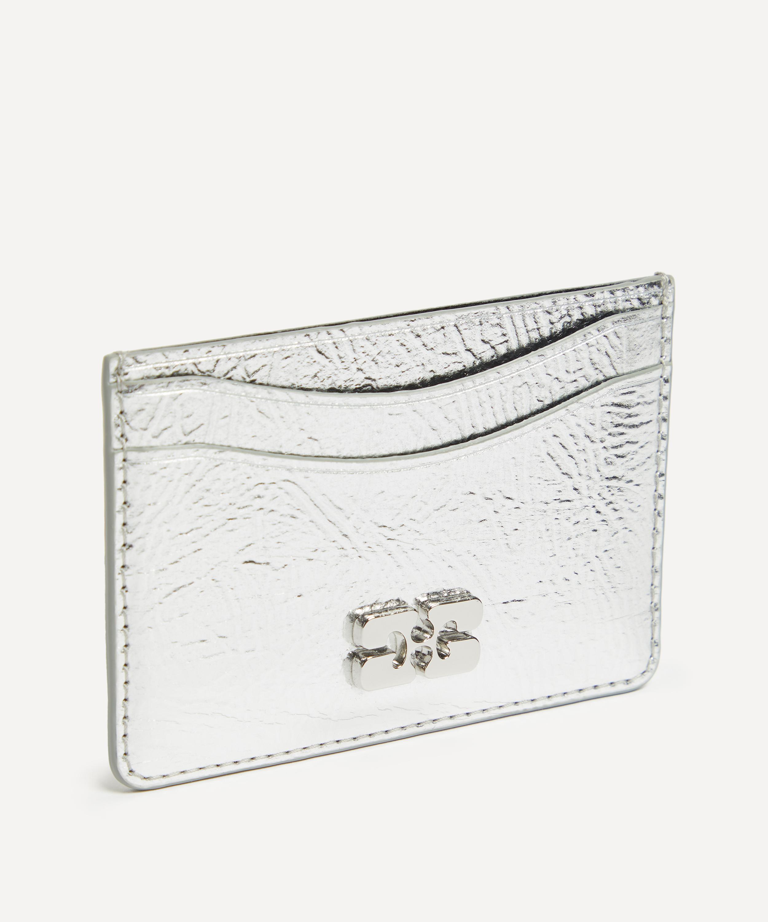 Ganni - Silver Bou Card Holder image number 1