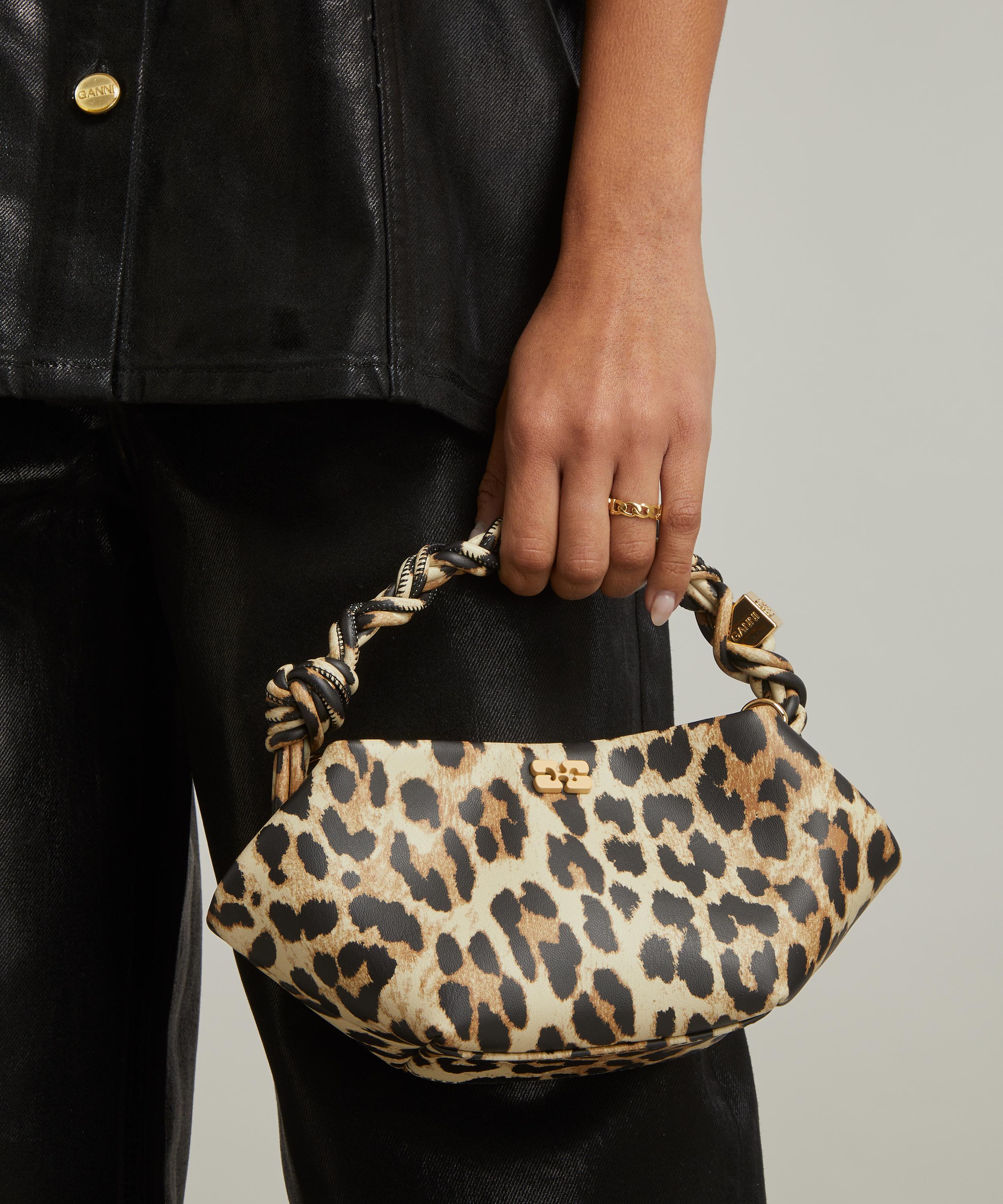 Ganni - Mini Bou Leopard Crossbody Bag image number 6